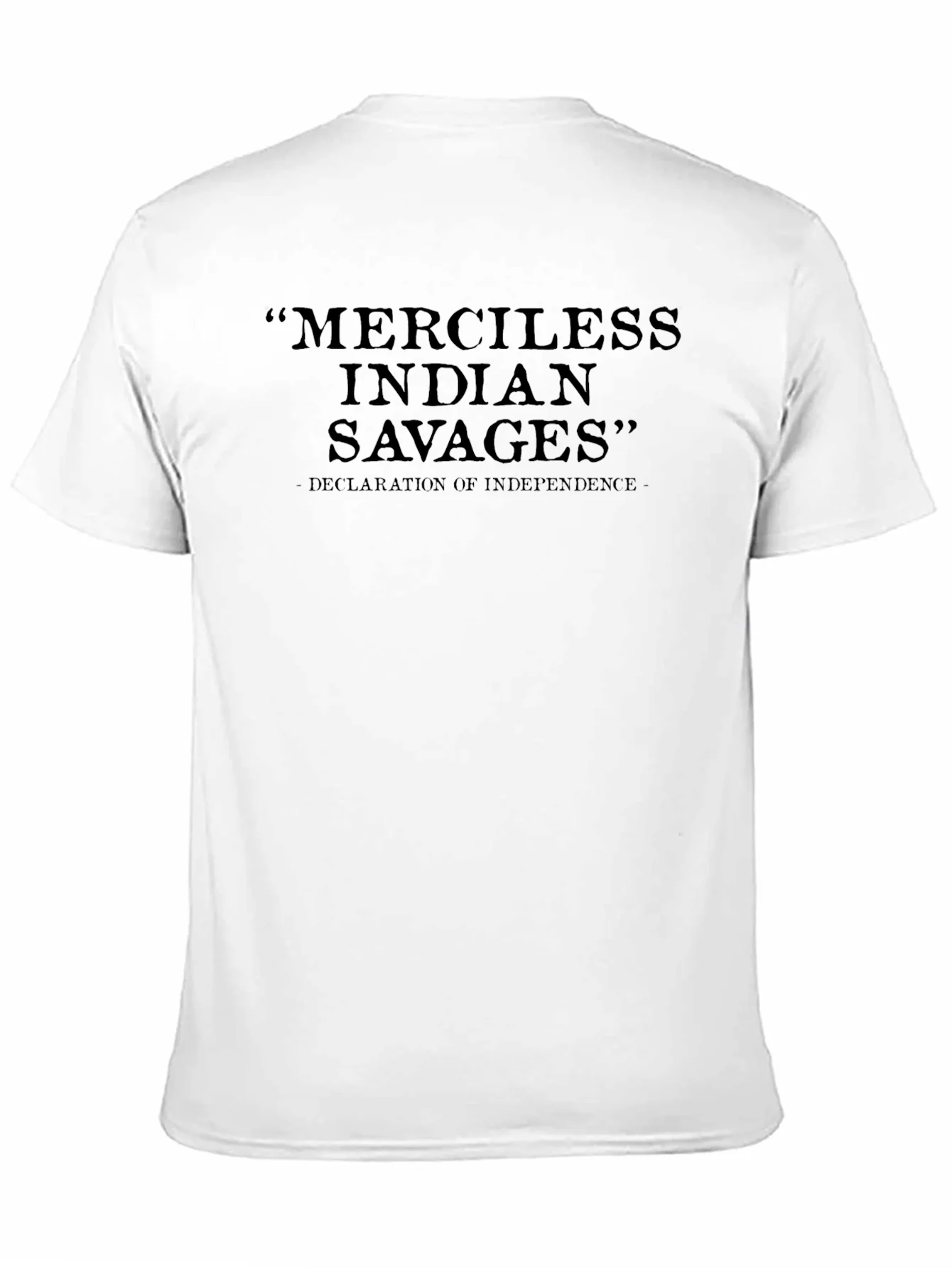 Camiseta Negra: Indios Salvajes Declaraci¨®n de Independencia