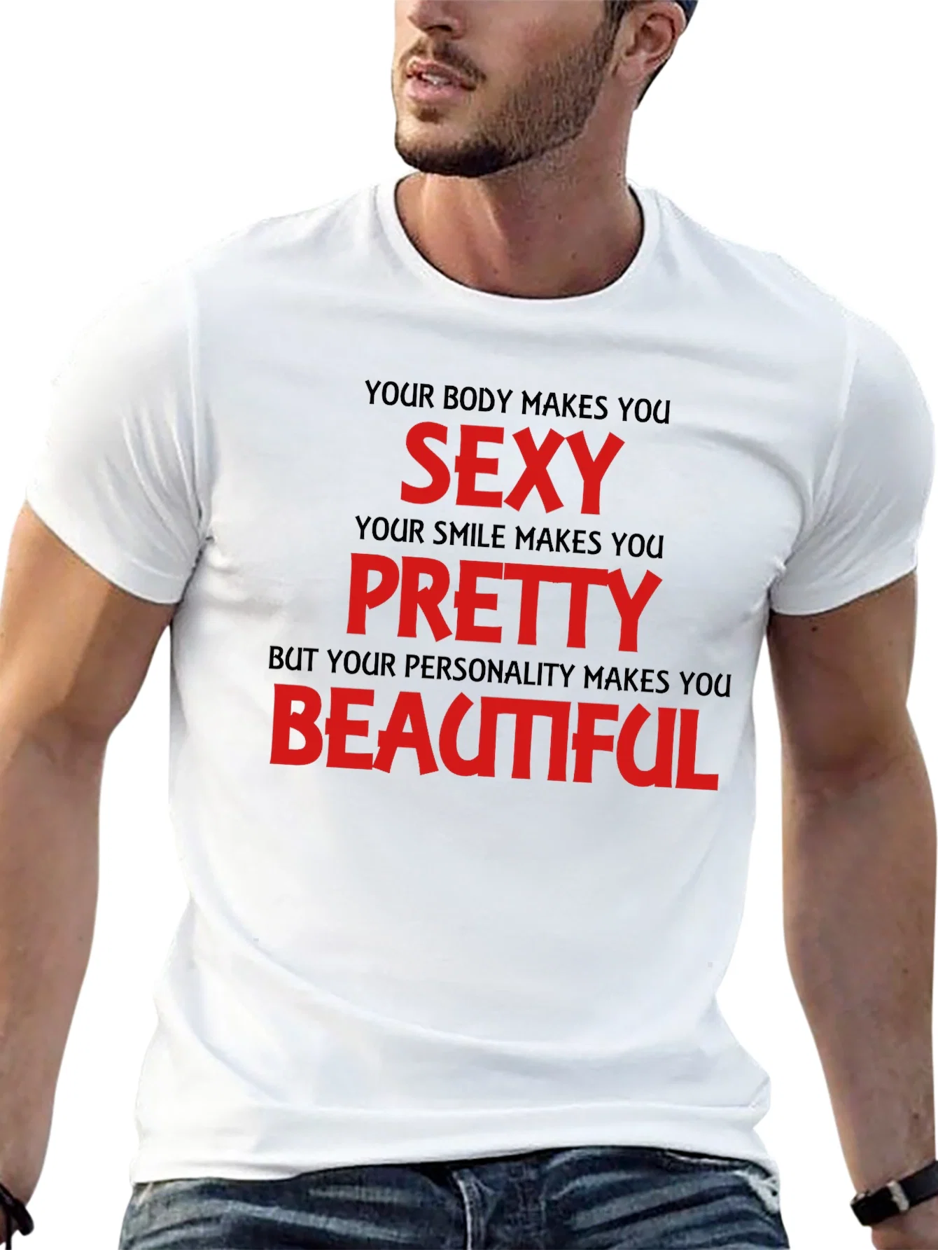 Rebbecca Sexy Pretty Beautiful Graphic T-Shirt - Black