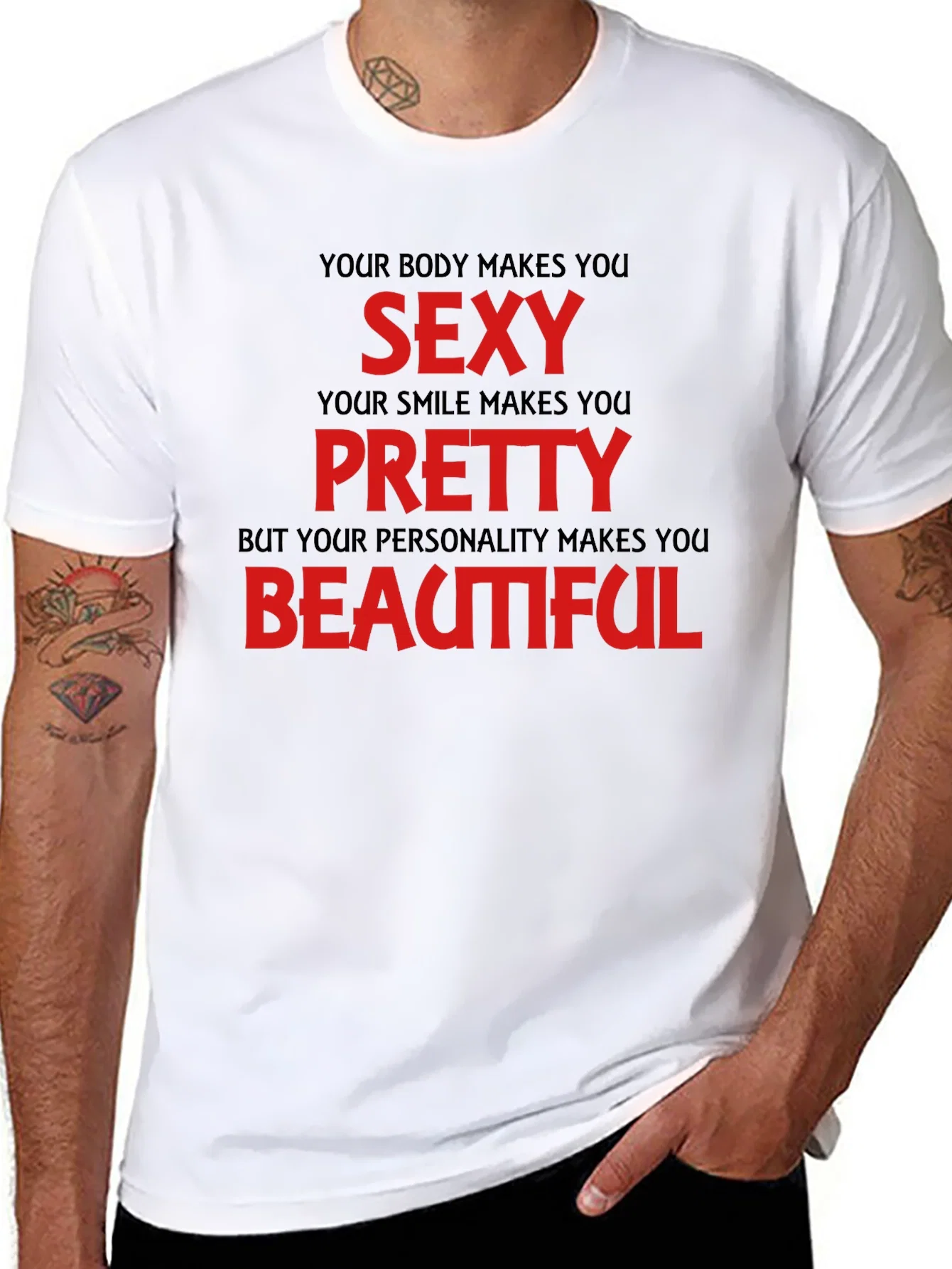 Rebbecca Sexy Pretty Beautiful Graphic T-Shirt - Black
