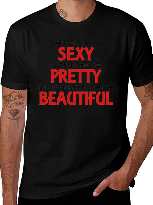 Rebbecca Sexy Pretty Beautiful Graphic T-Shirt - Black