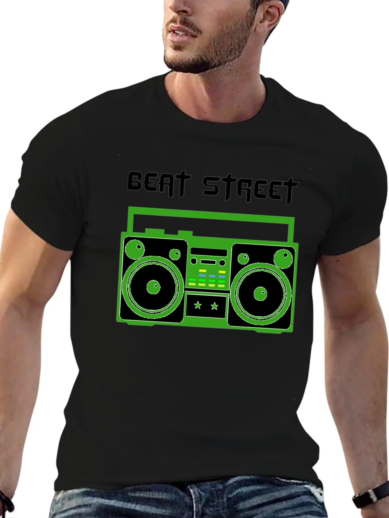 Rebbecca Beat Street Boombox Graphic Tee - Retro Style