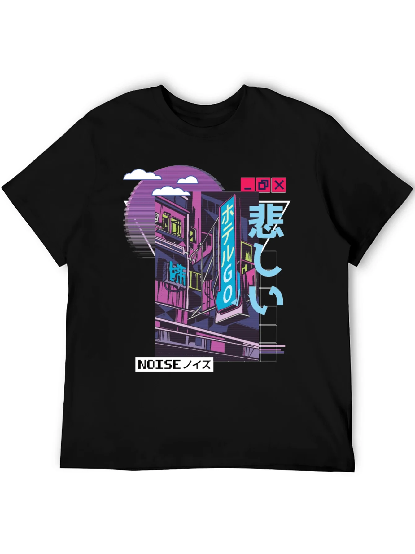 Rebbecca Retro Japanese Vaporwave T-Shirt - Hotel GO