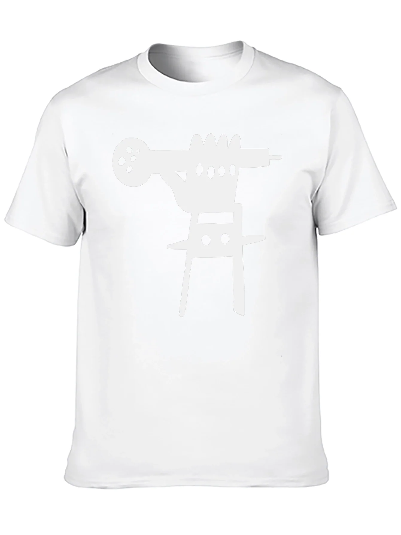 Rebbecca Abstract Graphic Print Tee - Black