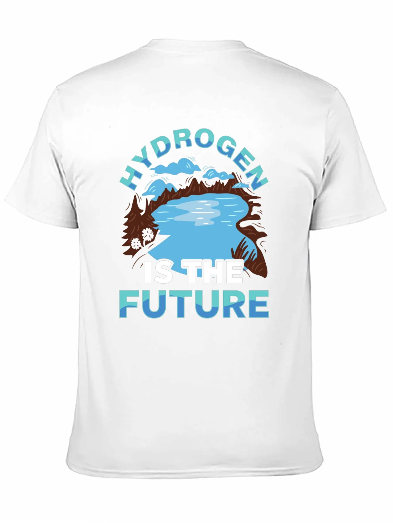 Camiseta Negra: Hidr¨®geno es el Futuro - Ecol¨®gica