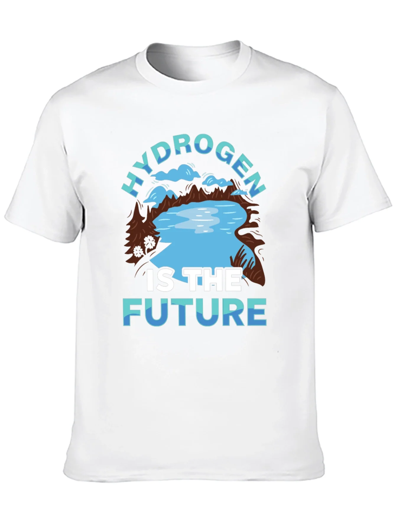 Camiseta Negra: Hidr¨®geno es el Futuro - Ecol¨®gica