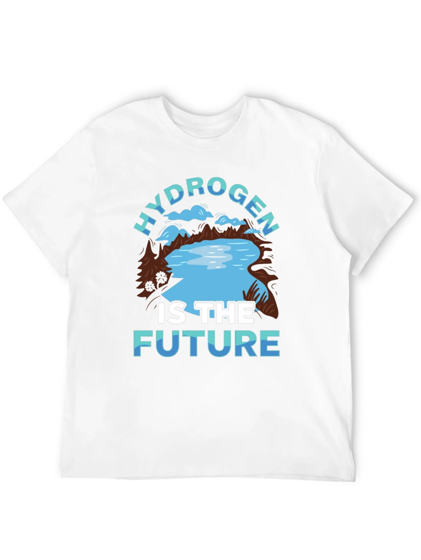 Camiseta Negra: Hidr¨®geno es el Futuro - Ecol¨®gica