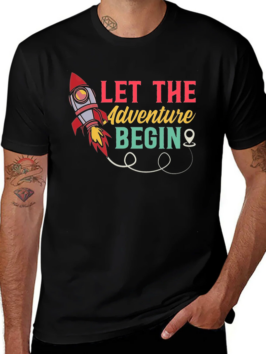 Camiseta Negra Que Empiece la Aventura
