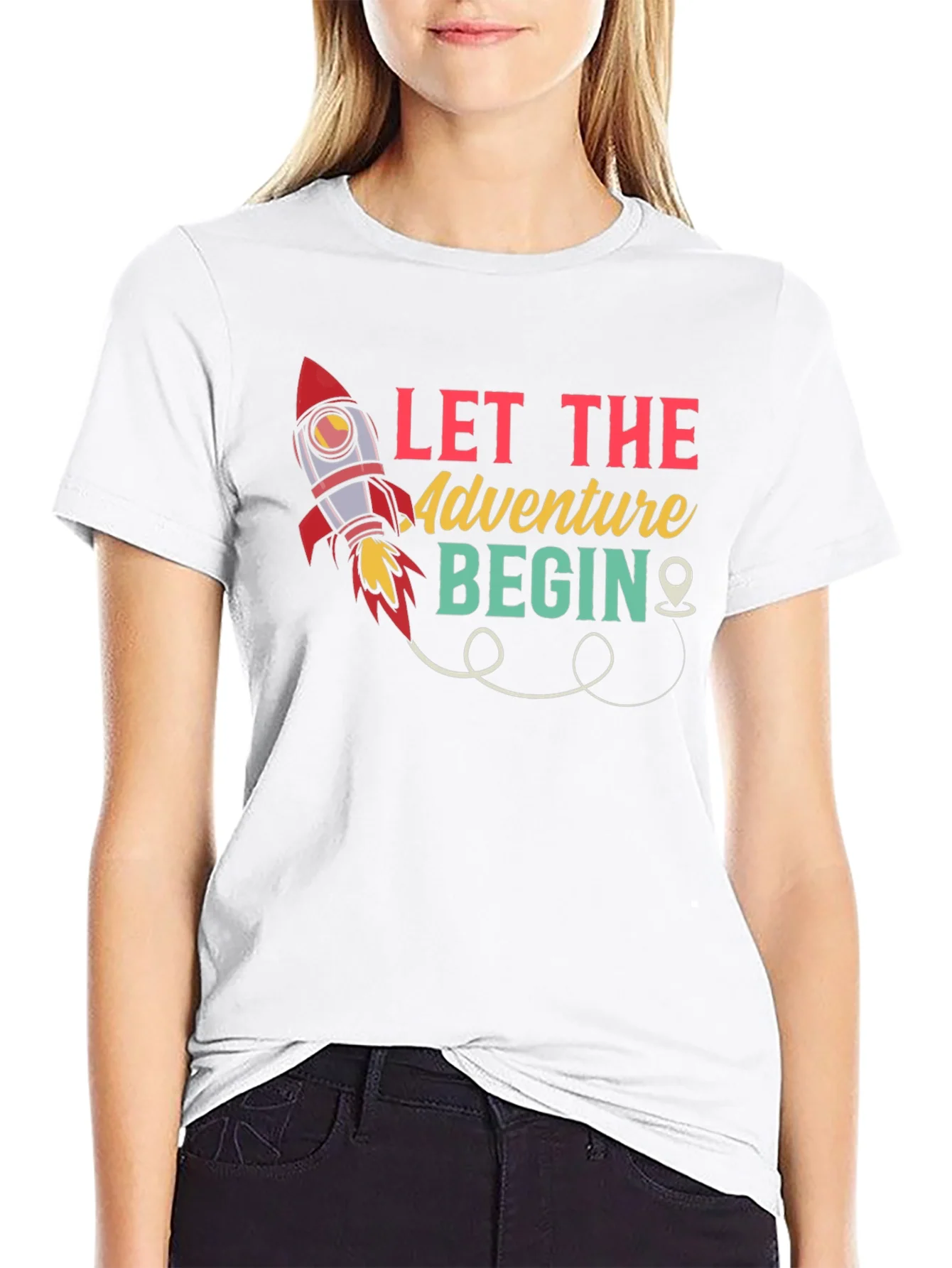 Camiseta Negra Que Empiece la Aventura
