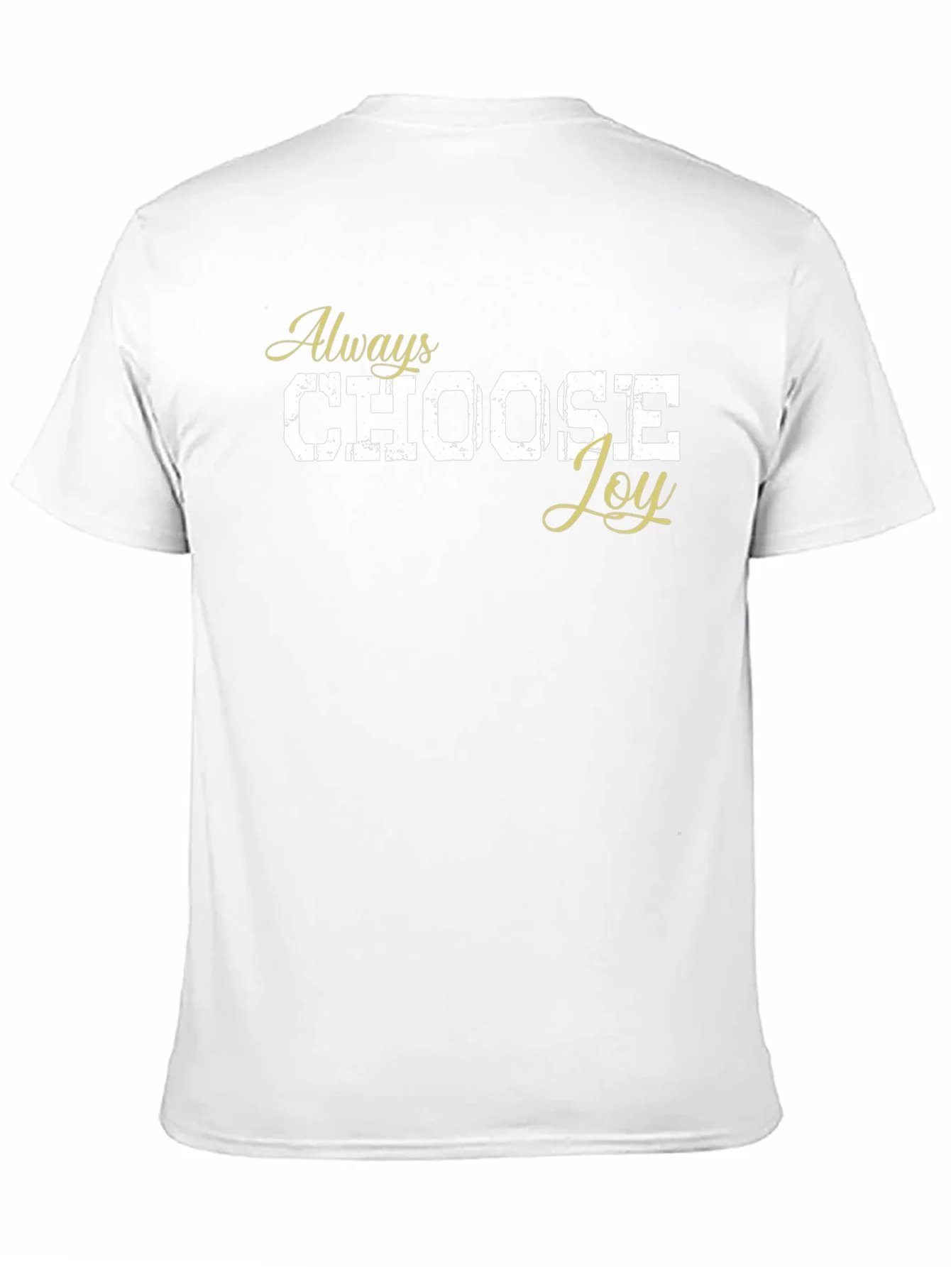 Rebbecca Always Choose Joy Black Graphic T-Shirt