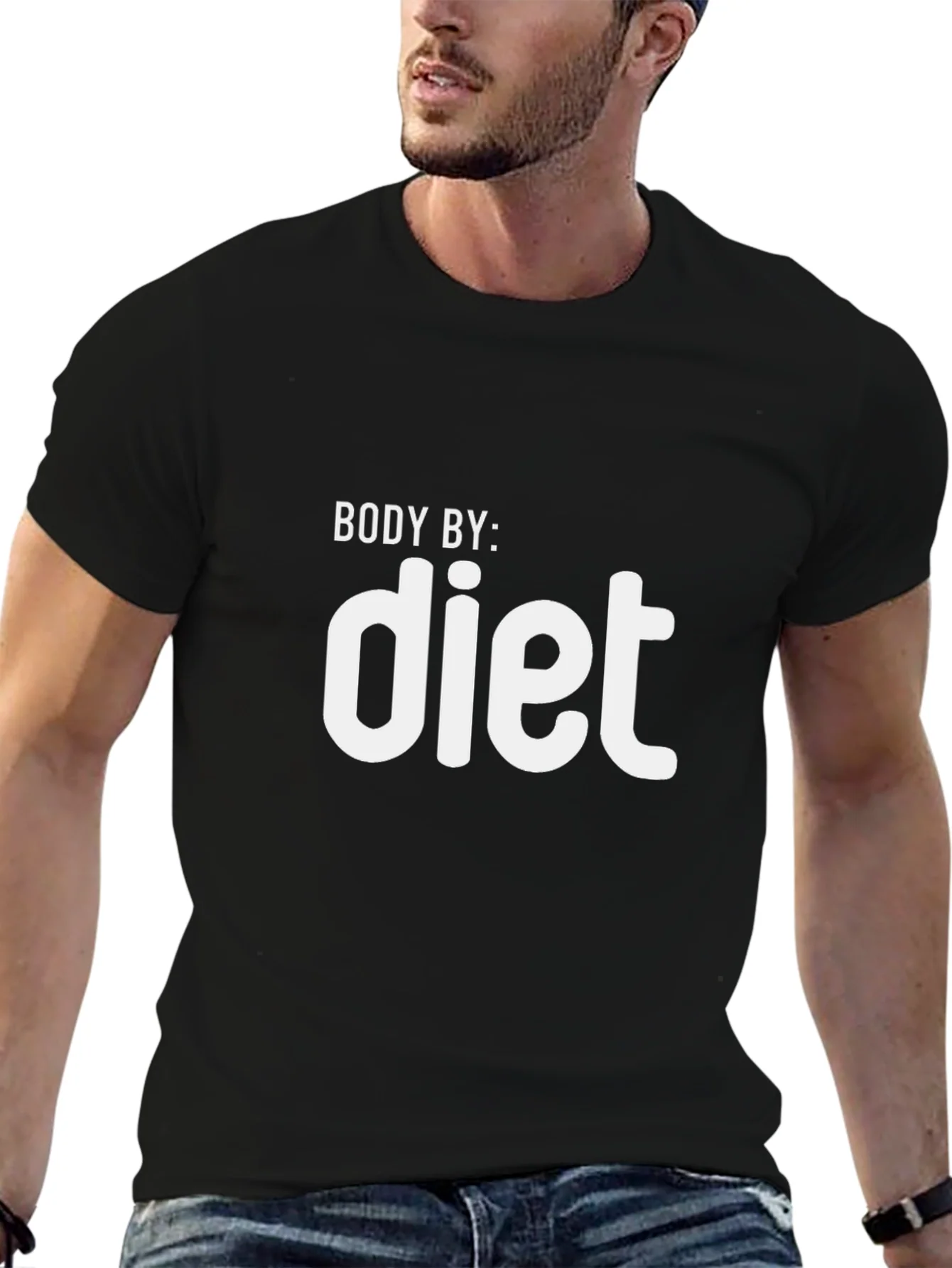 Camiseta Negra Body by: diet