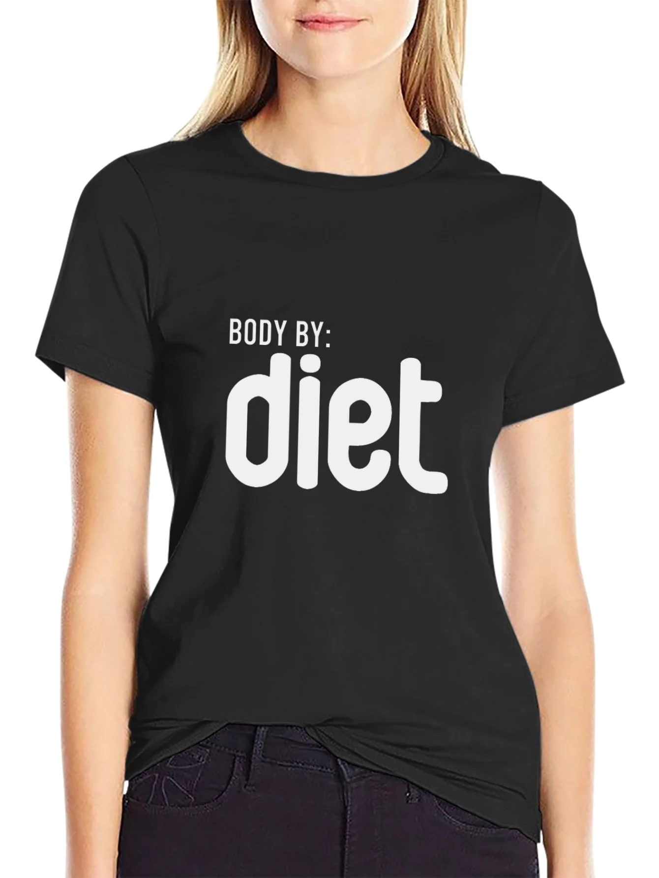 Camiseta Negra Body by: diet