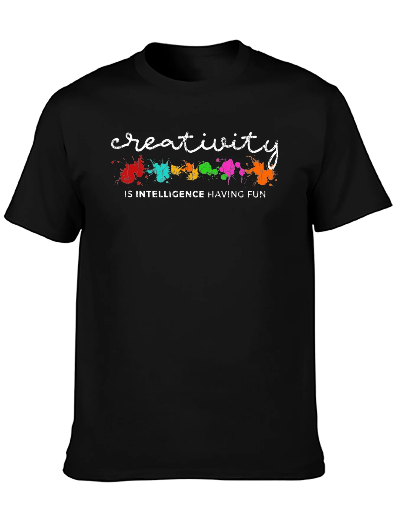 Rebbecca Creativity Intelligence Fun Black T-Shirt