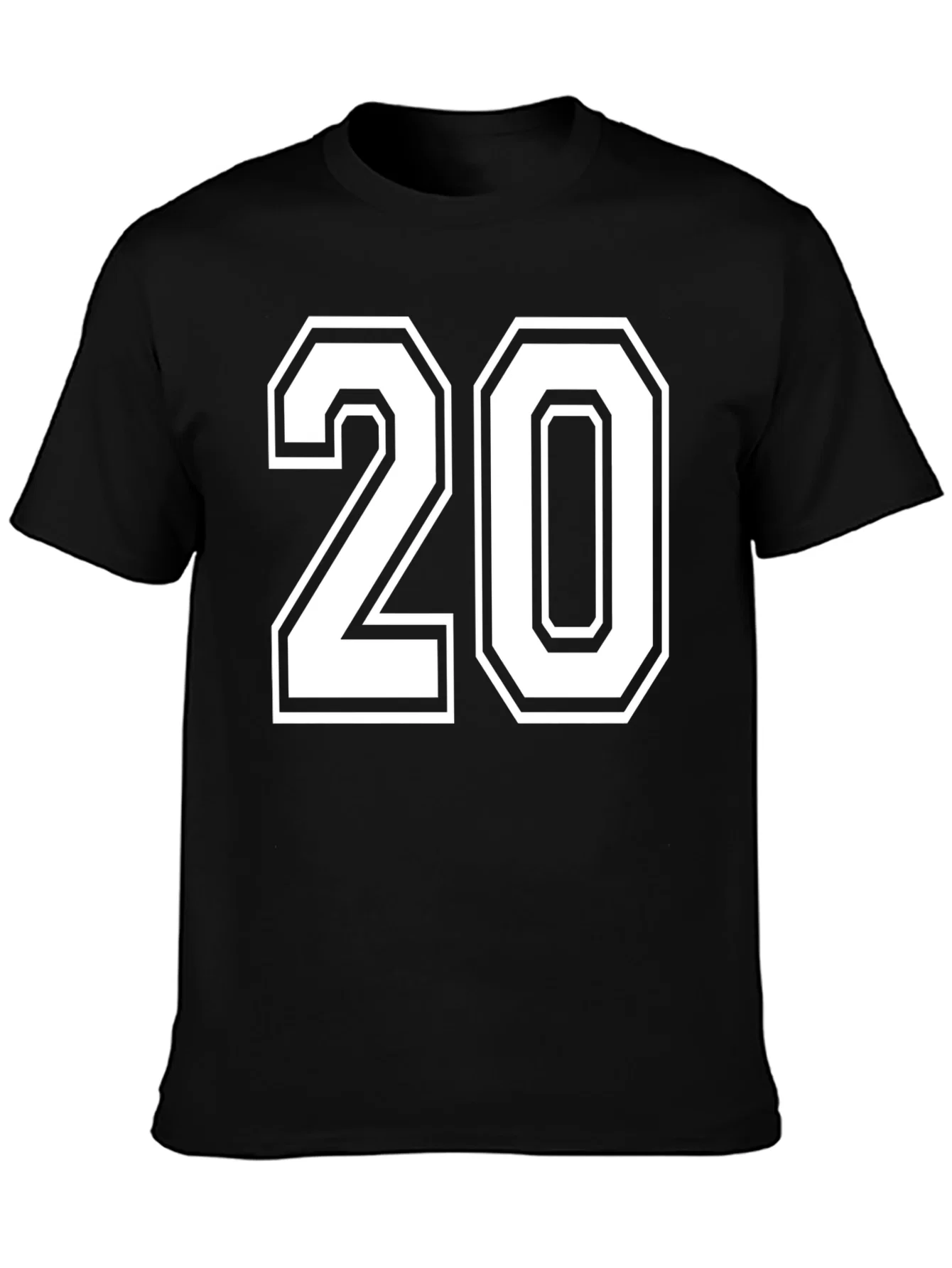 Rebbecca Varsity Number 20 Black T-Shirt
