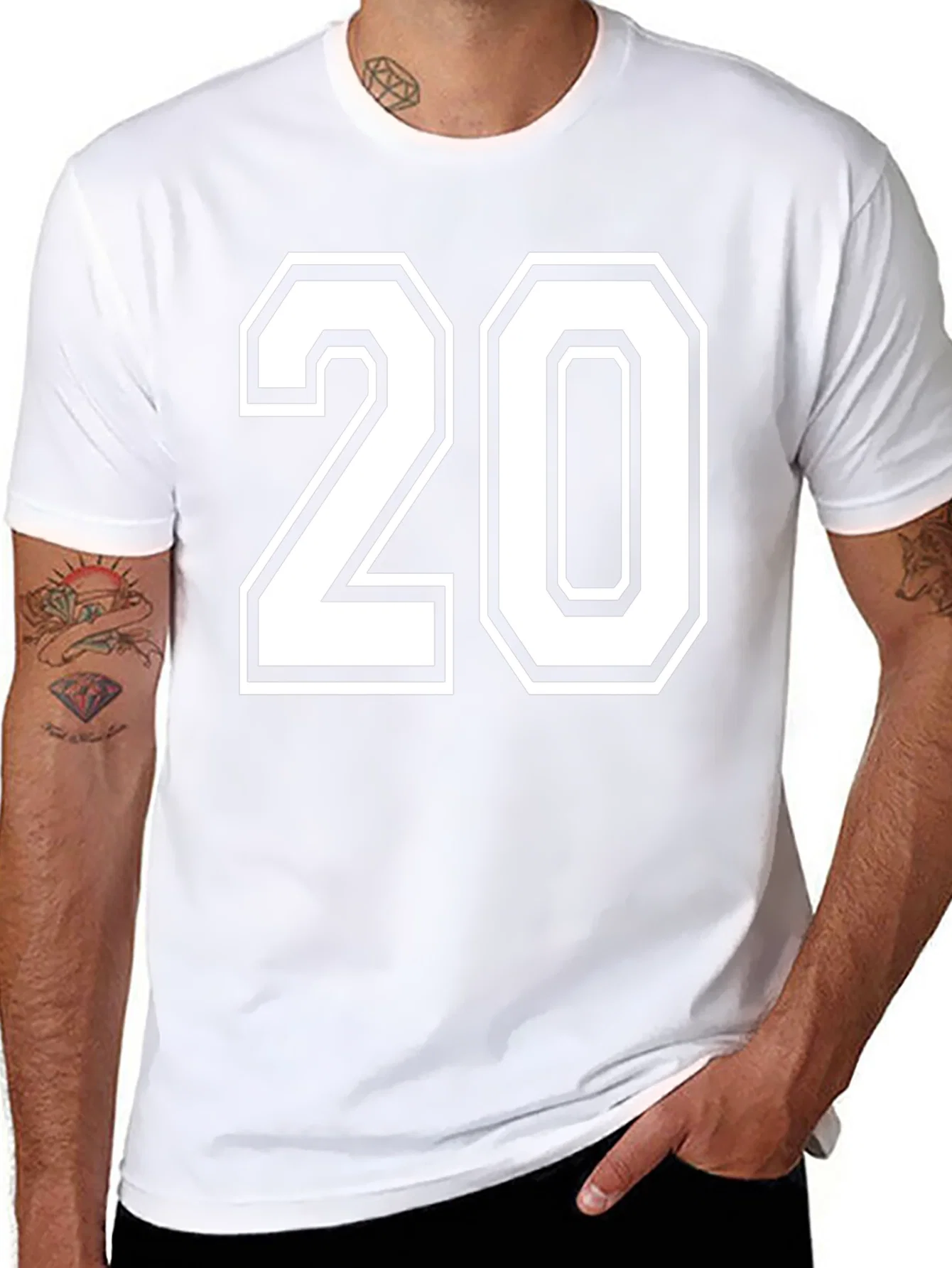 Rebbecca Varsity Number 20 Black T-Shirt