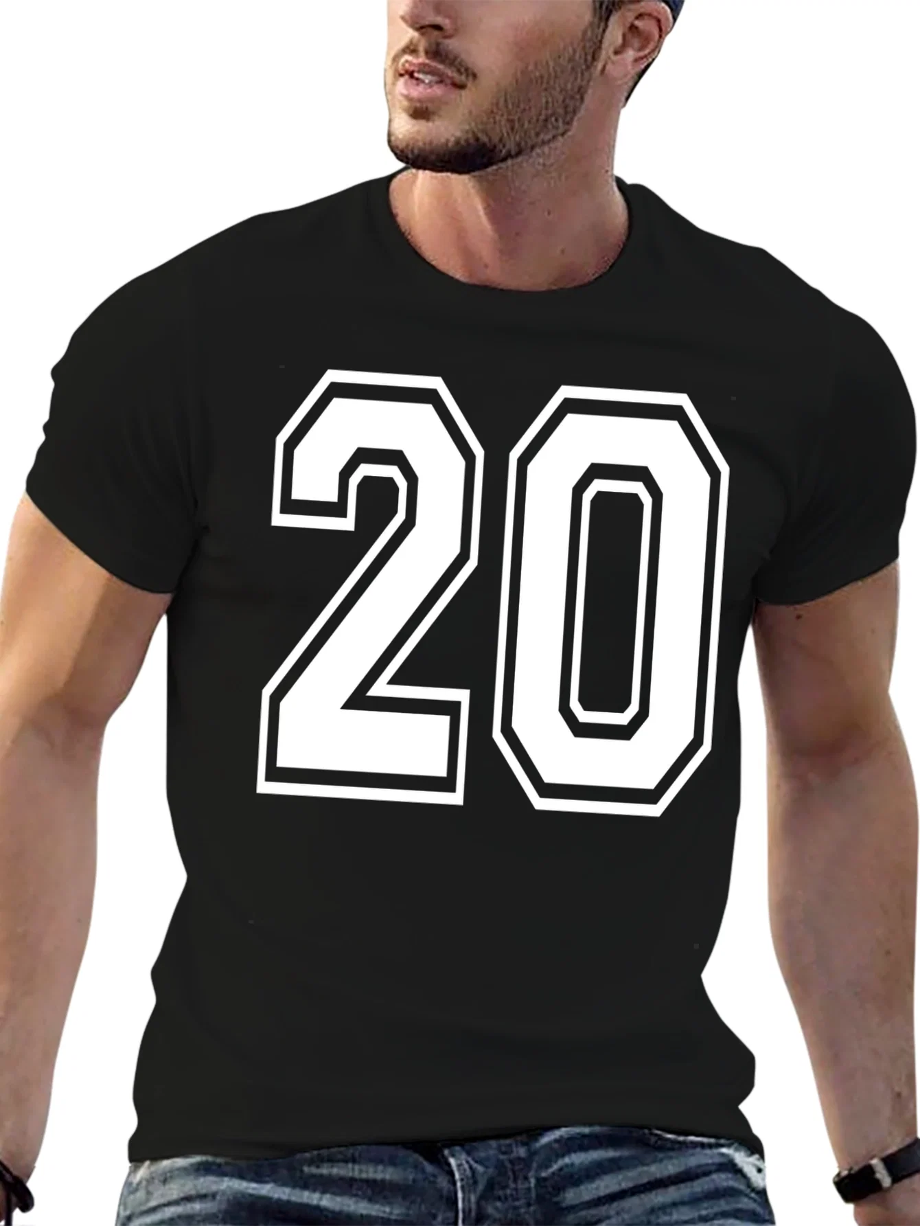 Rebbecca Varsity Number 20 Black T-Shirt