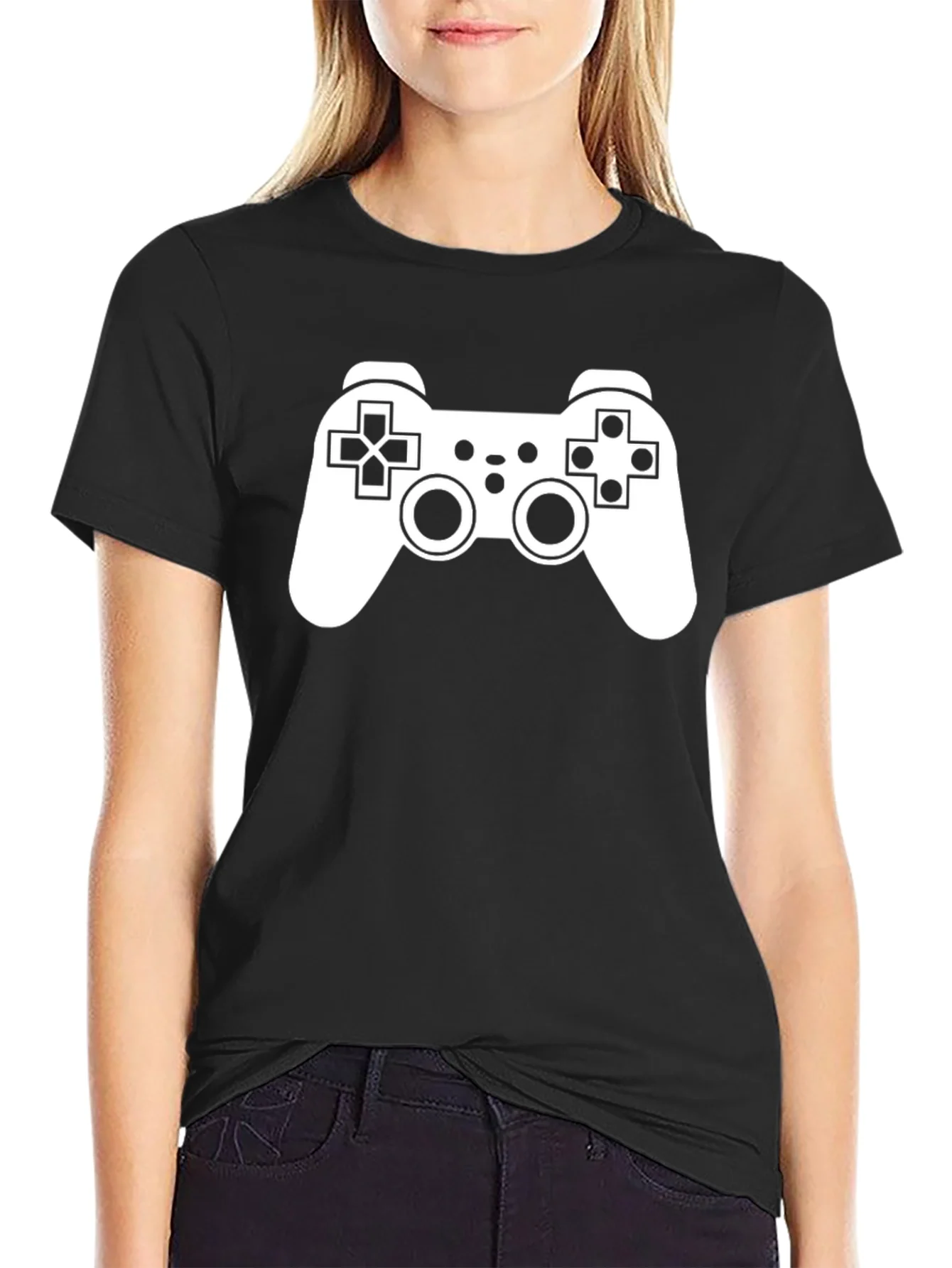 Rebbecca Gamer Style Black T-Shirt