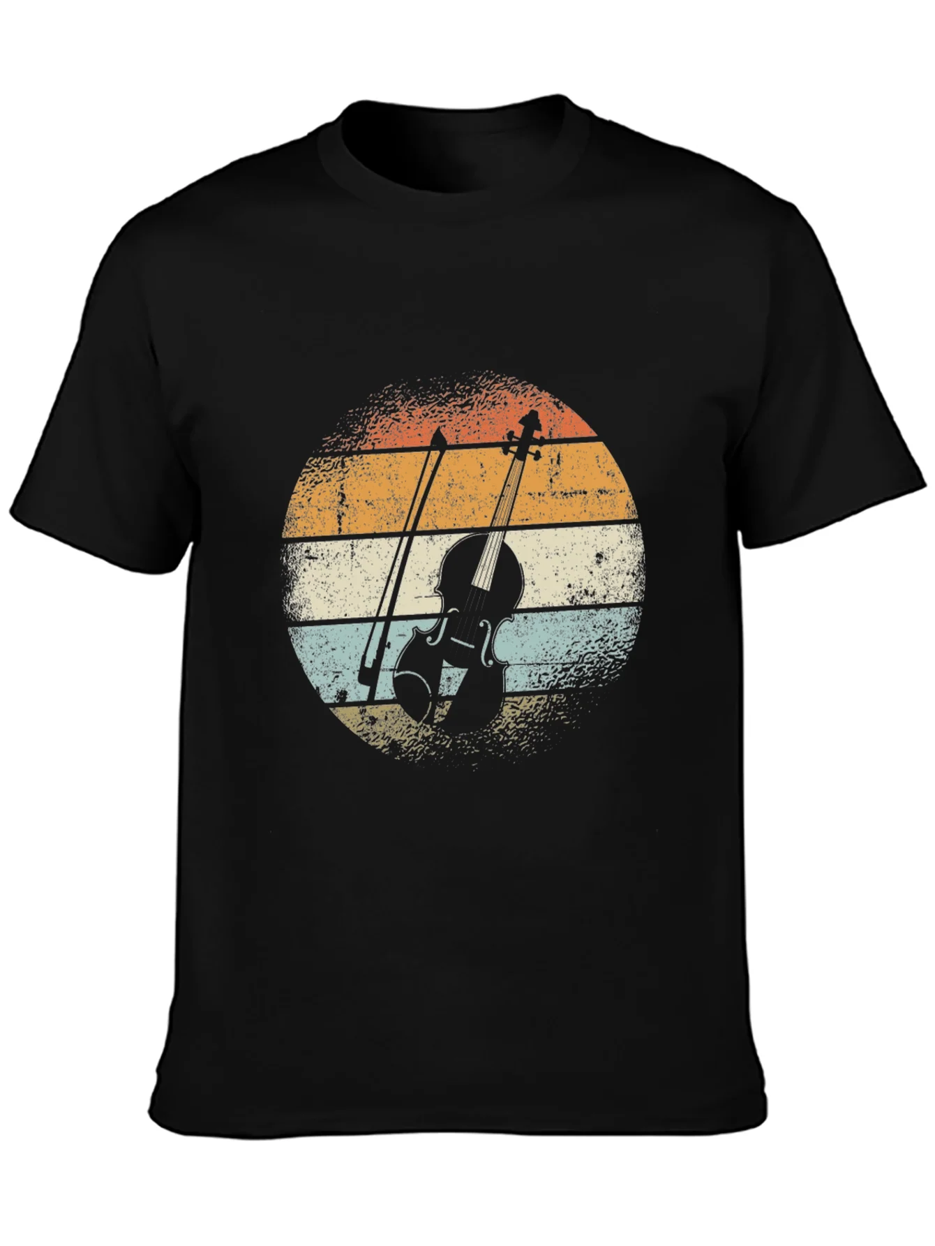 Rebbecca Retro Violin T-Shirt - Musician Apparel