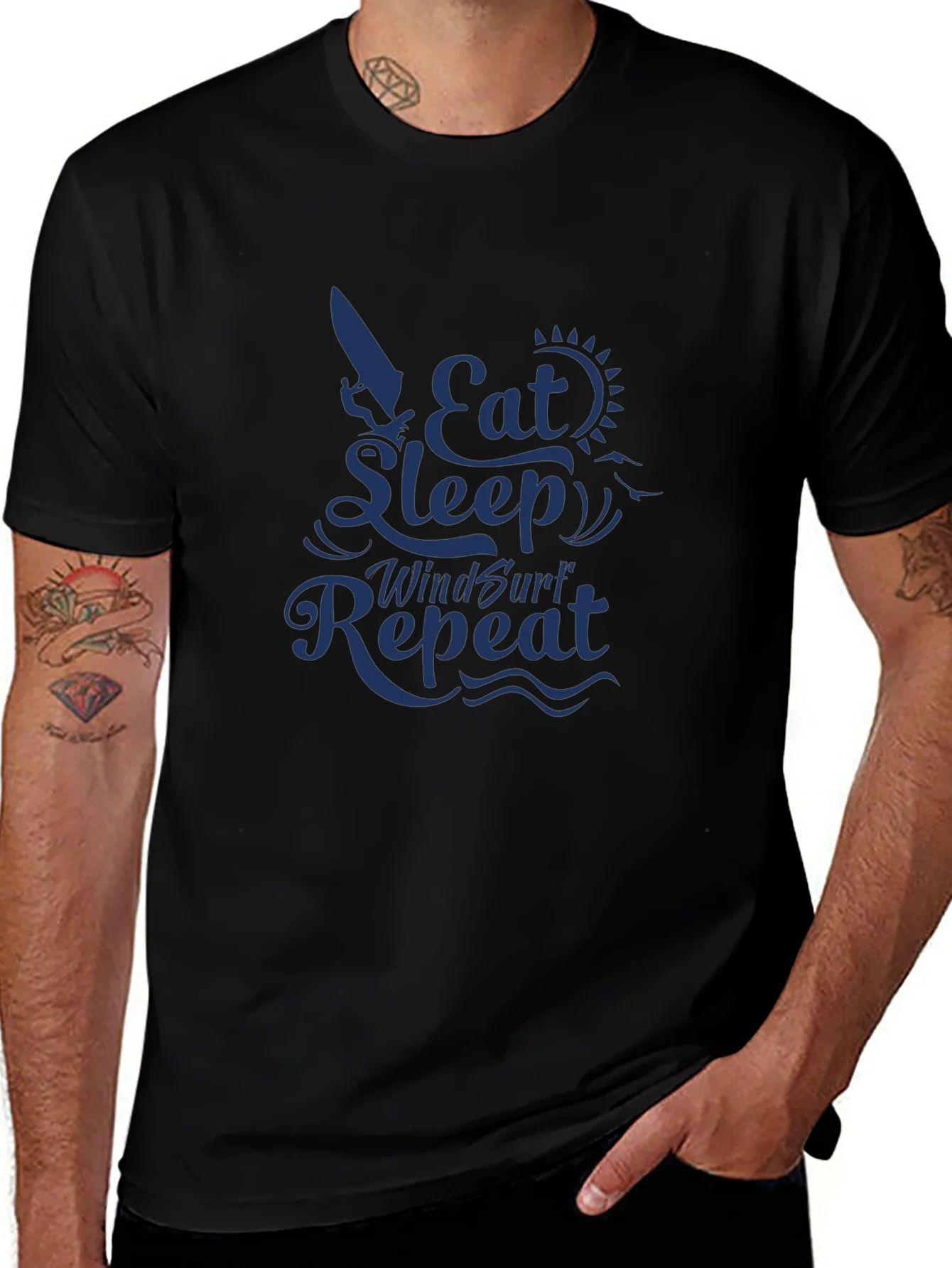 Rebbecca Eat Sleep Windsurf Repeat Graphic Tee