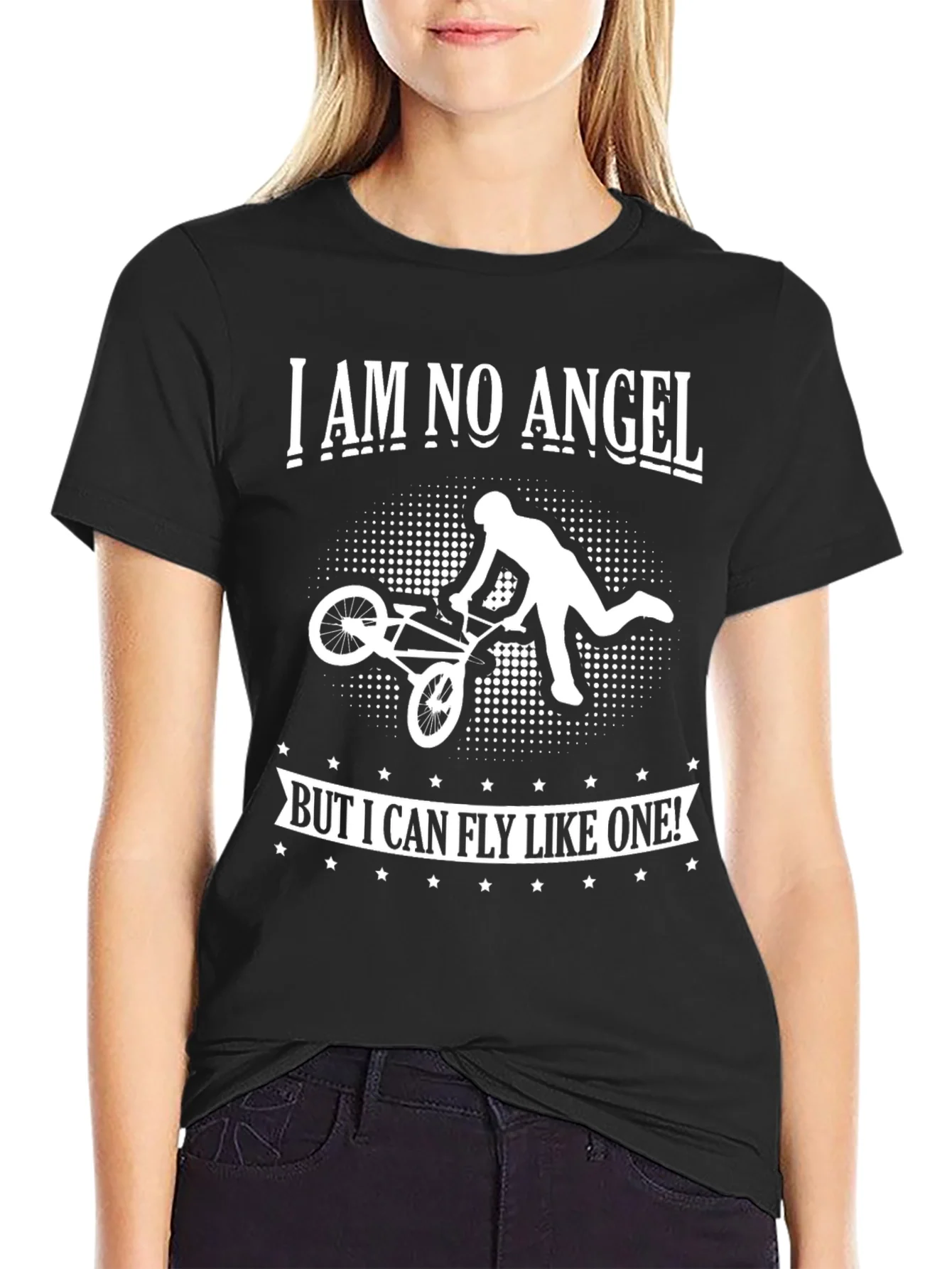 Rebbecca I Am No Angel T-Shirt - BMX Style