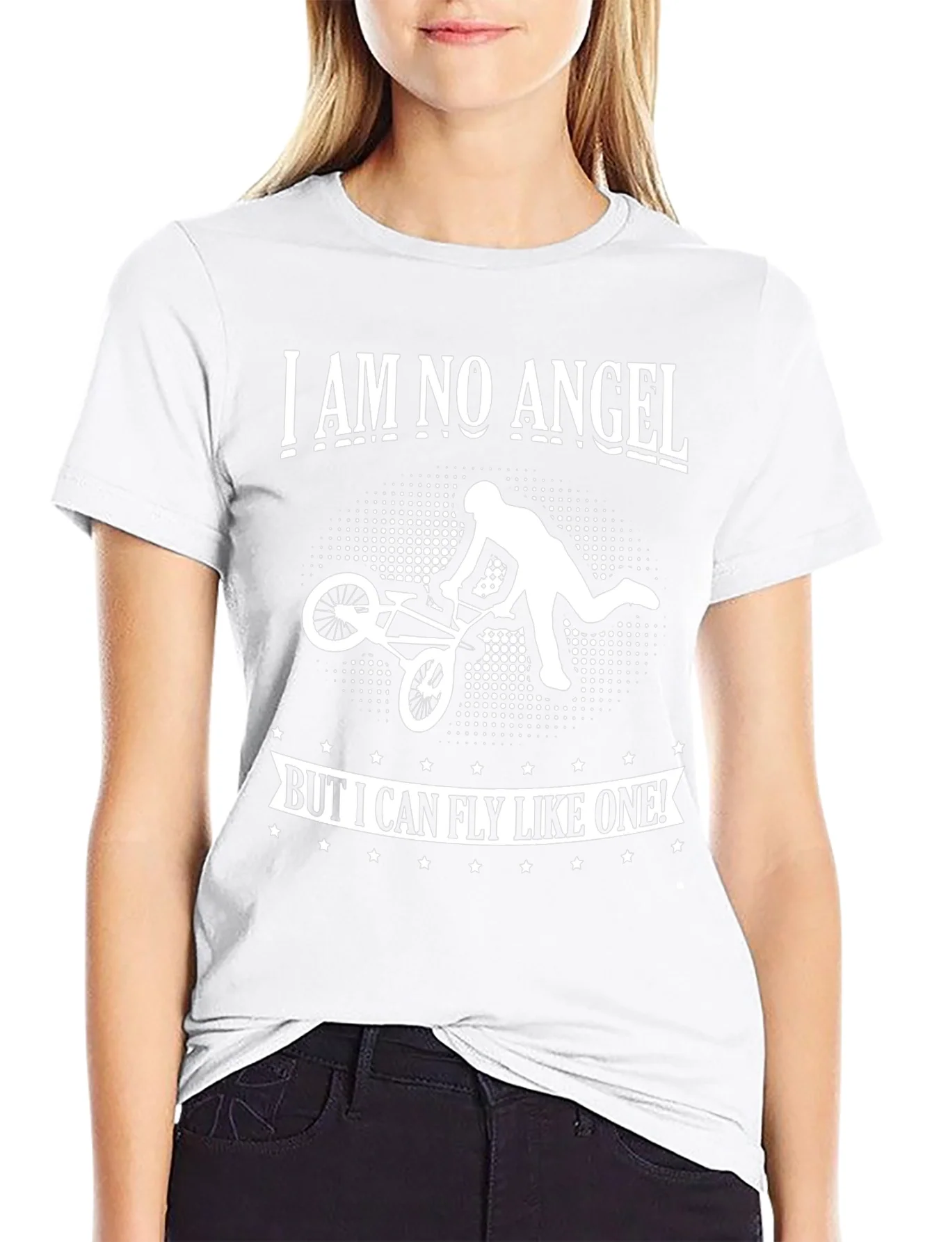 Rebbecca I Am No Angel T-Shirt - BMX Style