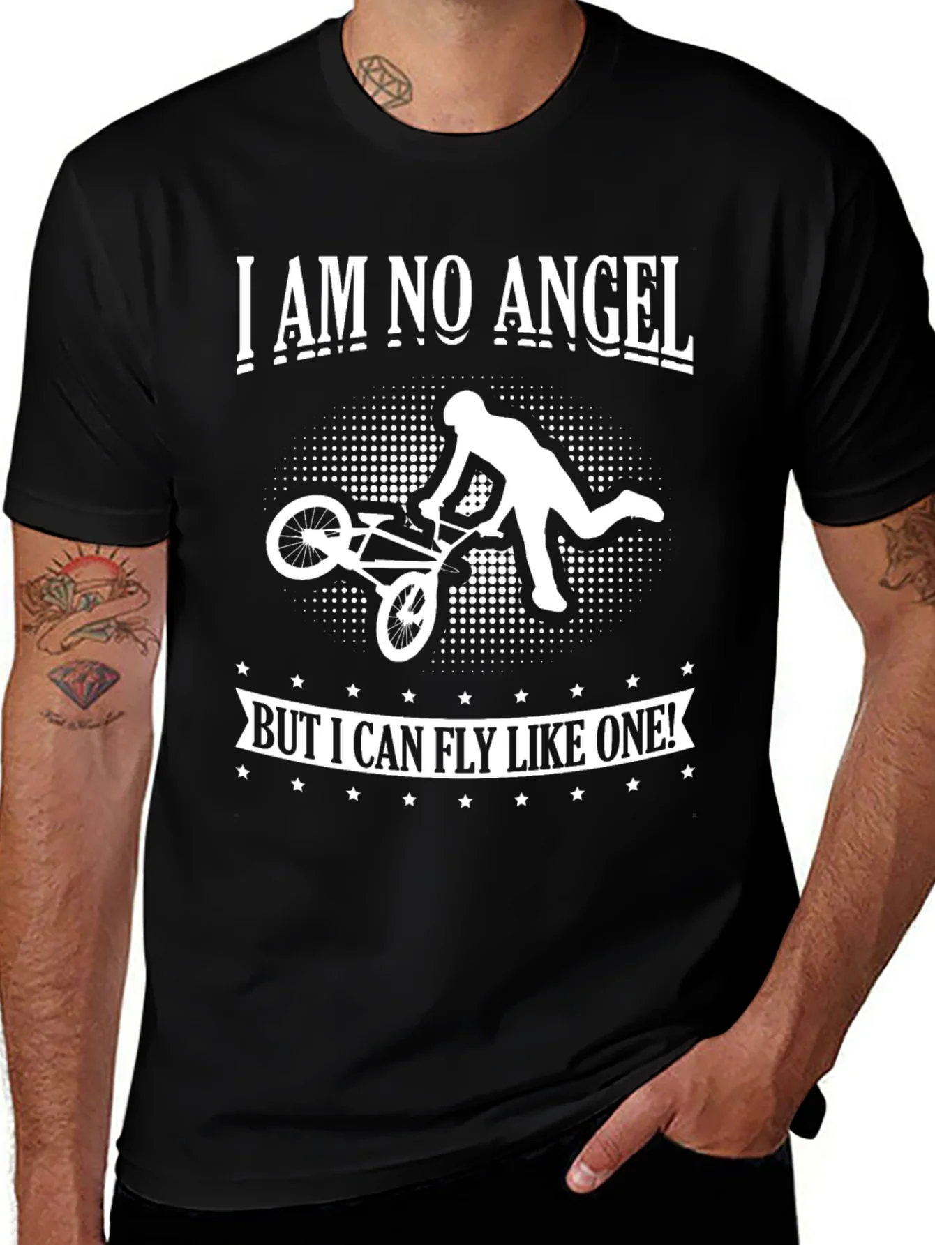 Rebbecca I Am No Angel T-Shirt - BMX Style