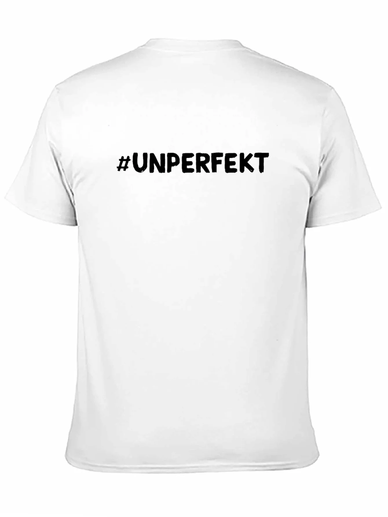 Camiseta Negra #UNPERFEKT - Estilo Casual