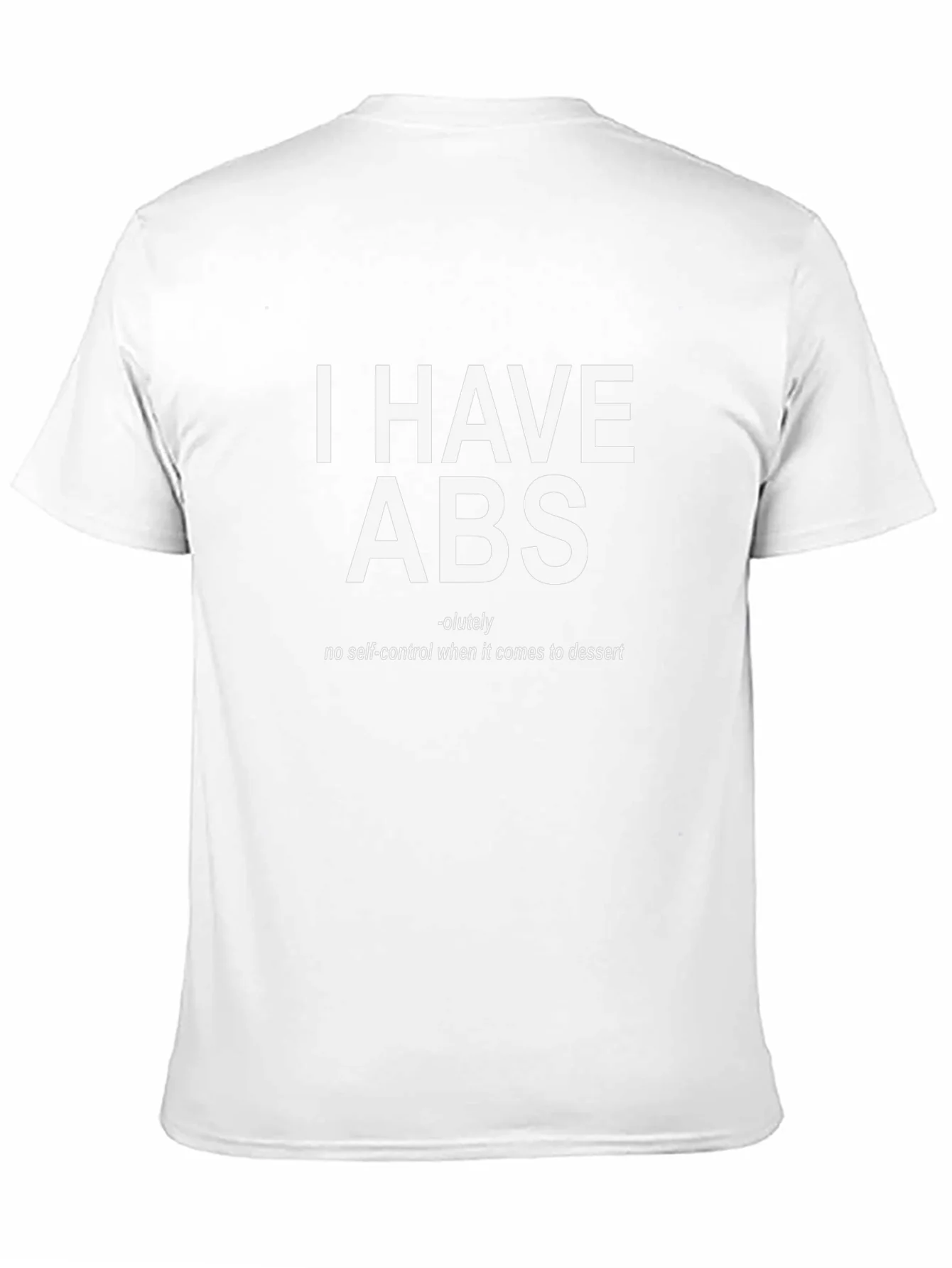Camiseta Hombre: I Have ABS Divertida