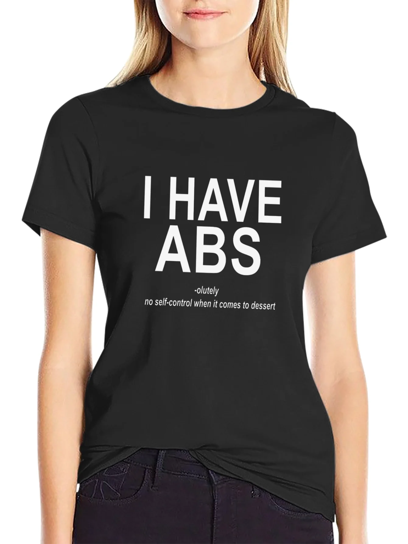 Camiseta Hombre: I Have ABS Divertida