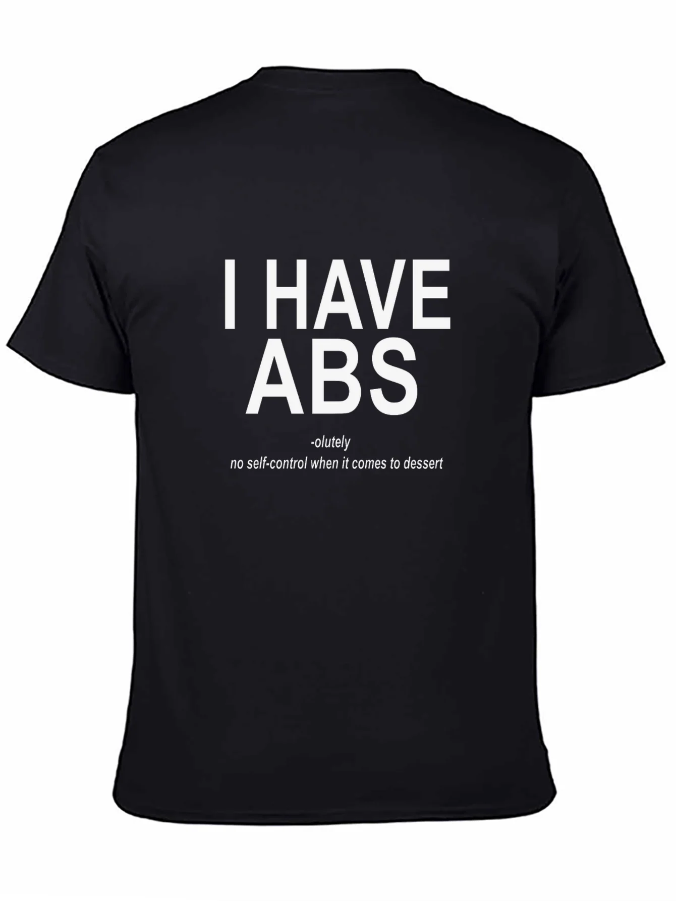 Camiseta Hombre: I Have ABS Divertida