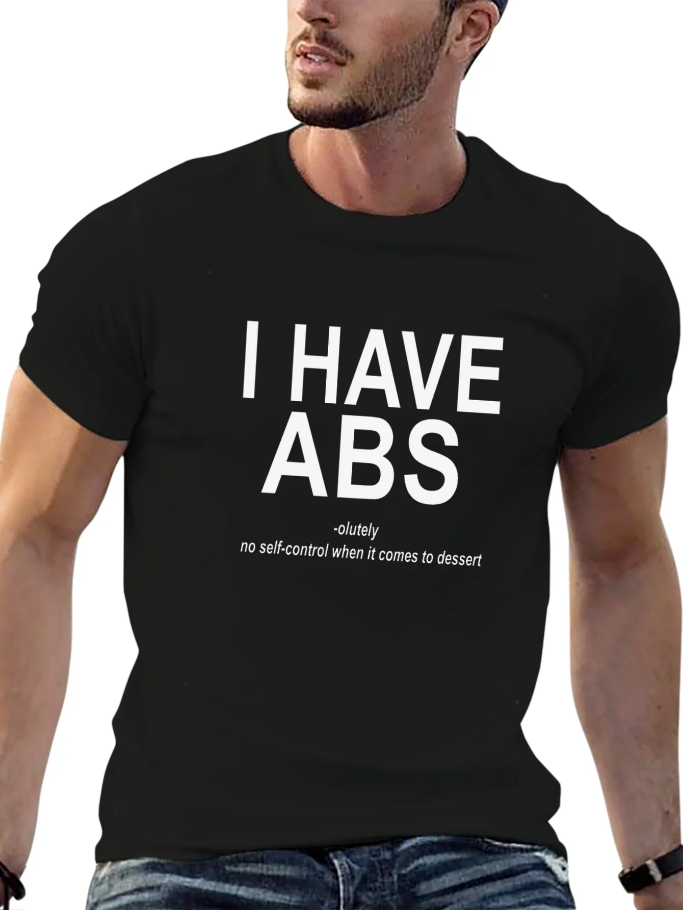 Camiseta Hombre: I Have ABS Divertida