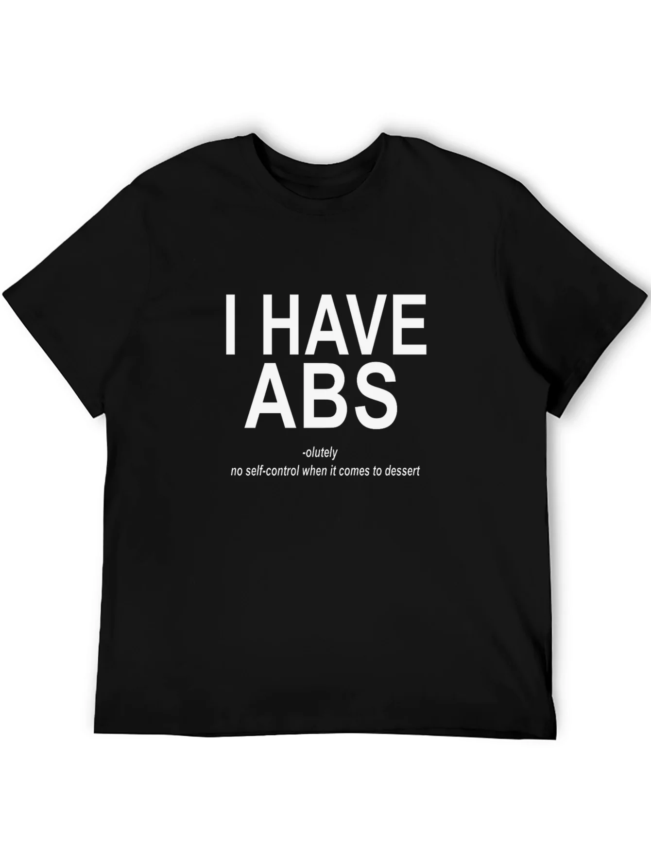 Camiseta Hombre: I Have ABS Divertida