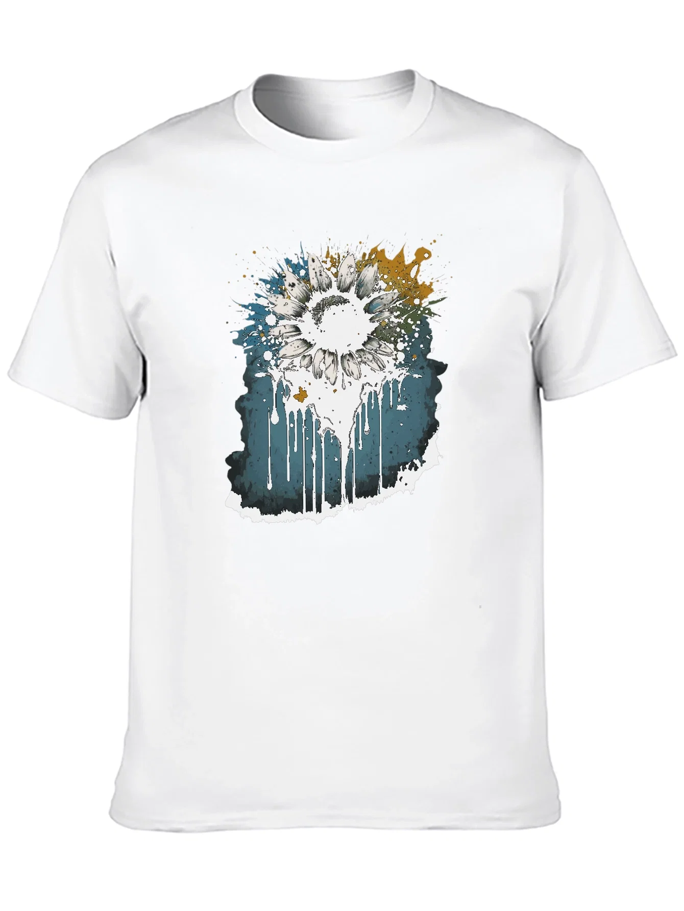 Rebbecca Sunflower Splash Graphic Tee
