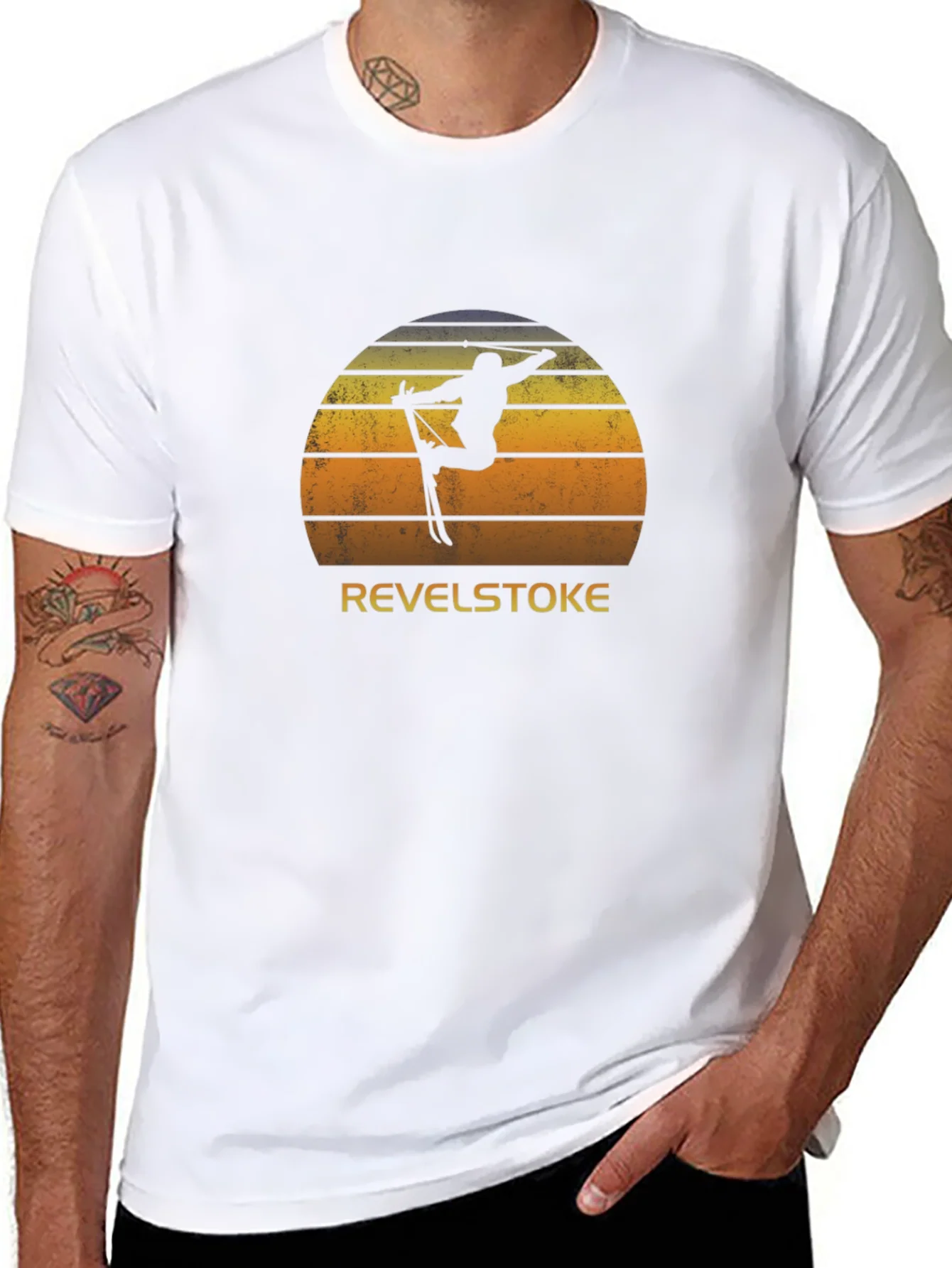 Rebbecca Revelstoke Ski Retro Graphic Tee