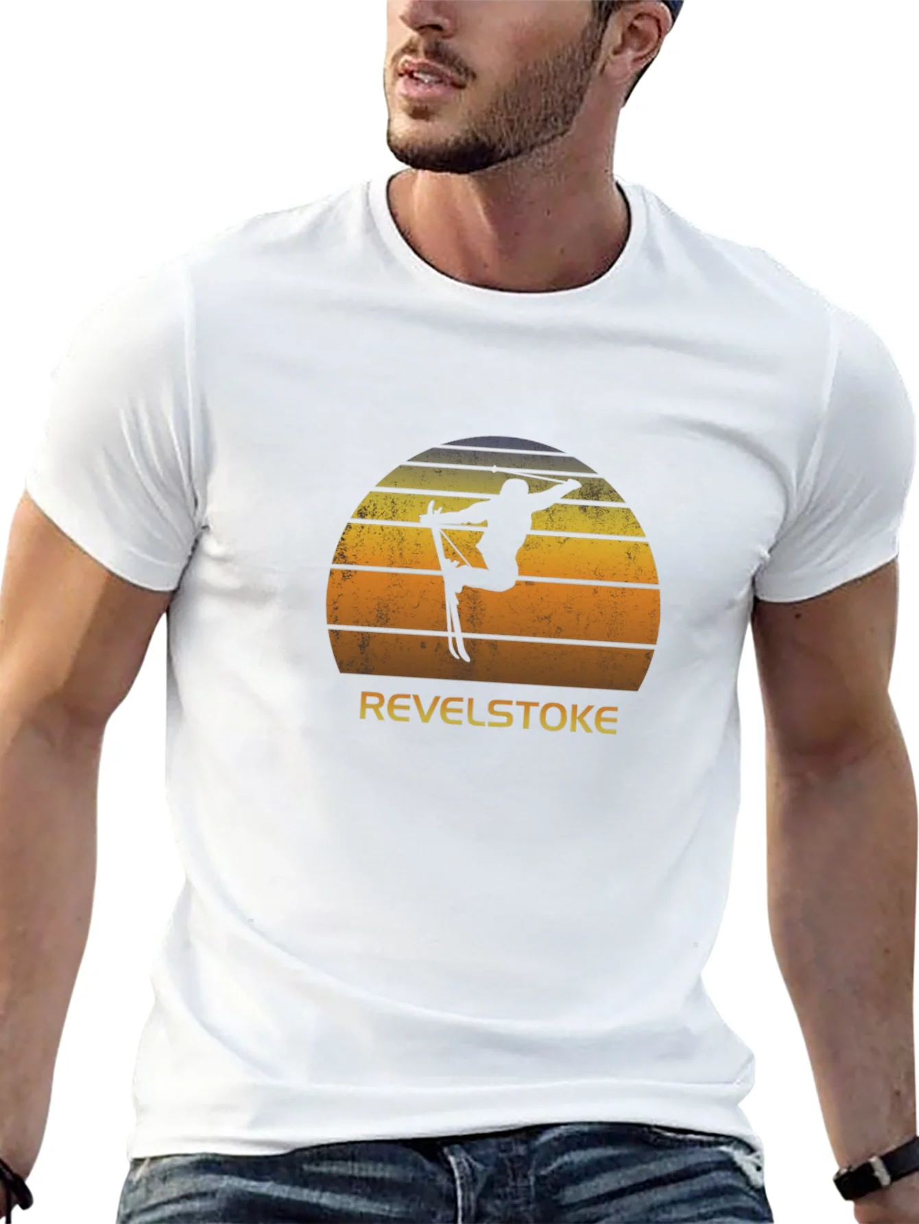 Rebbecca Revelstoke Ski Retro Graphic Tee