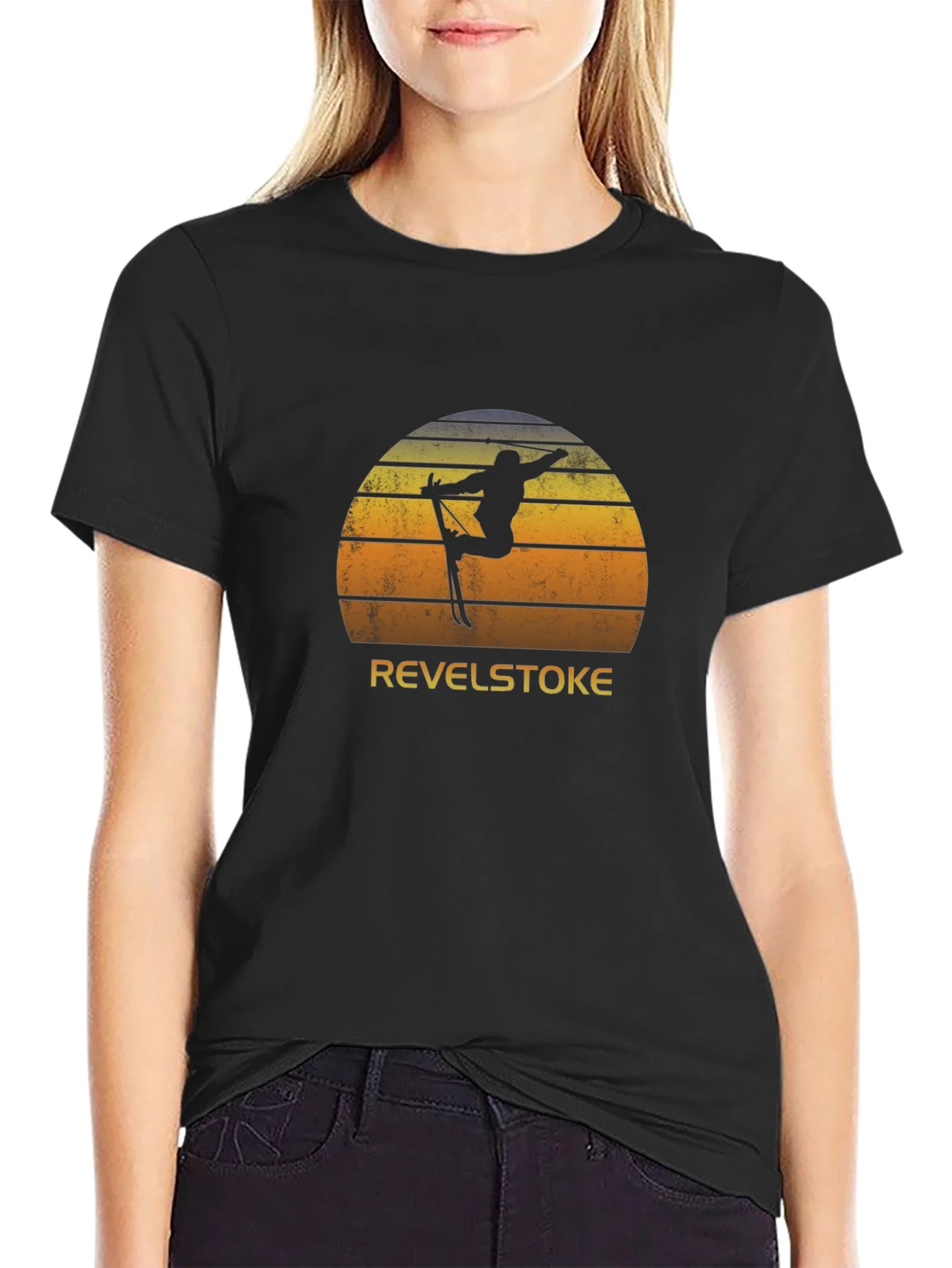 Rebbecca Revelstoke Ski Retro Graphic Tee
