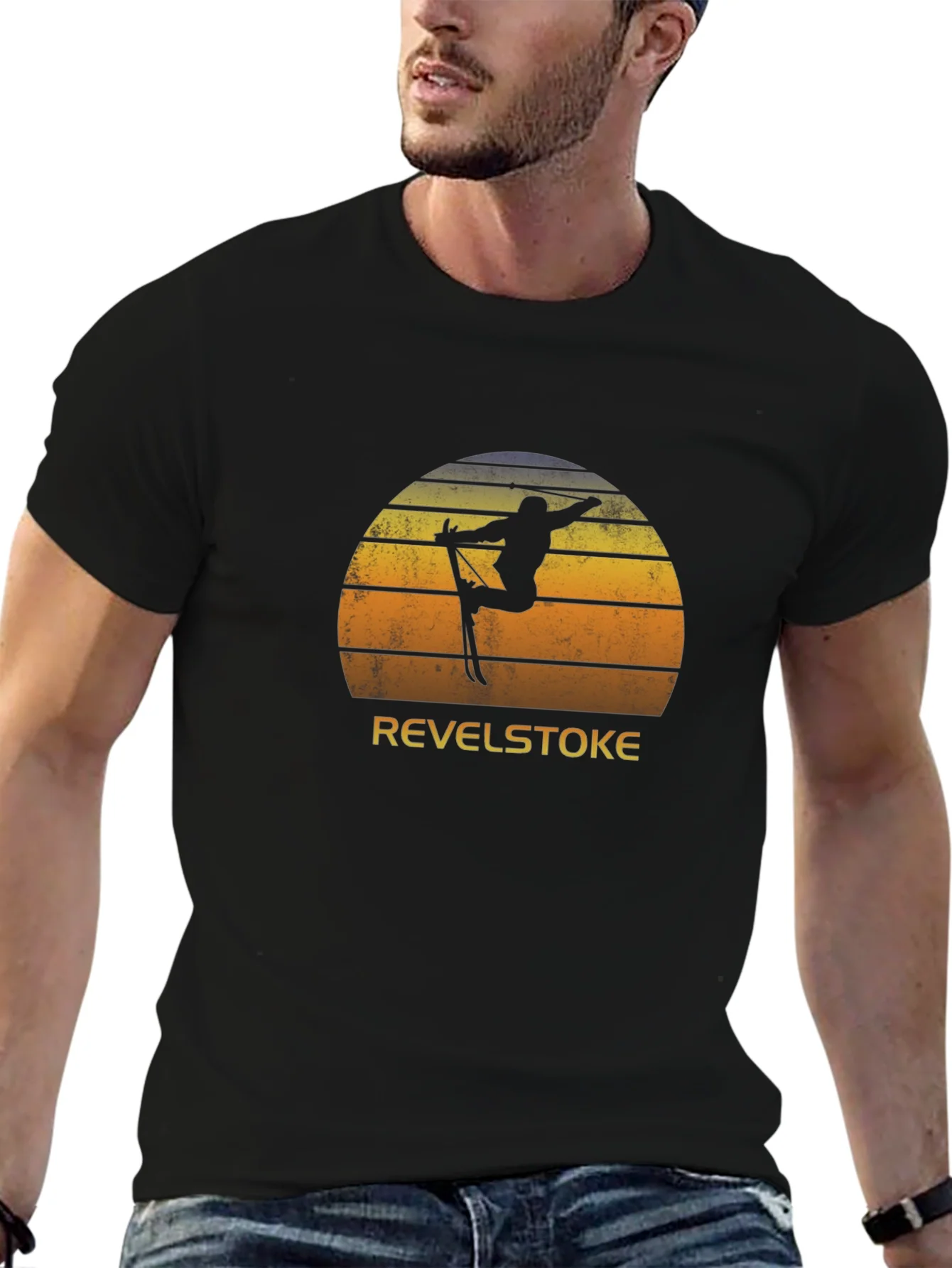 Rebbecca Revelstoke Ski Retro Graphic Tee