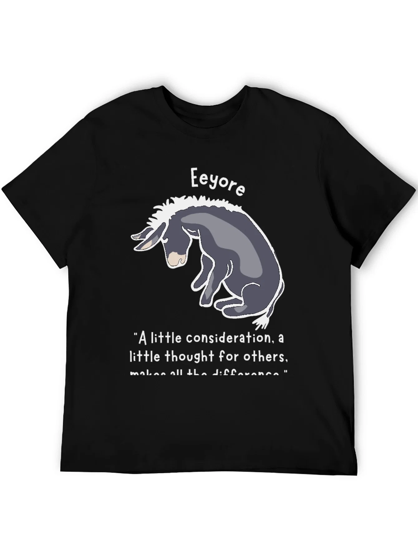 Rebbecca Eeyore T-Shirt: Considerate Thoughtful Design
