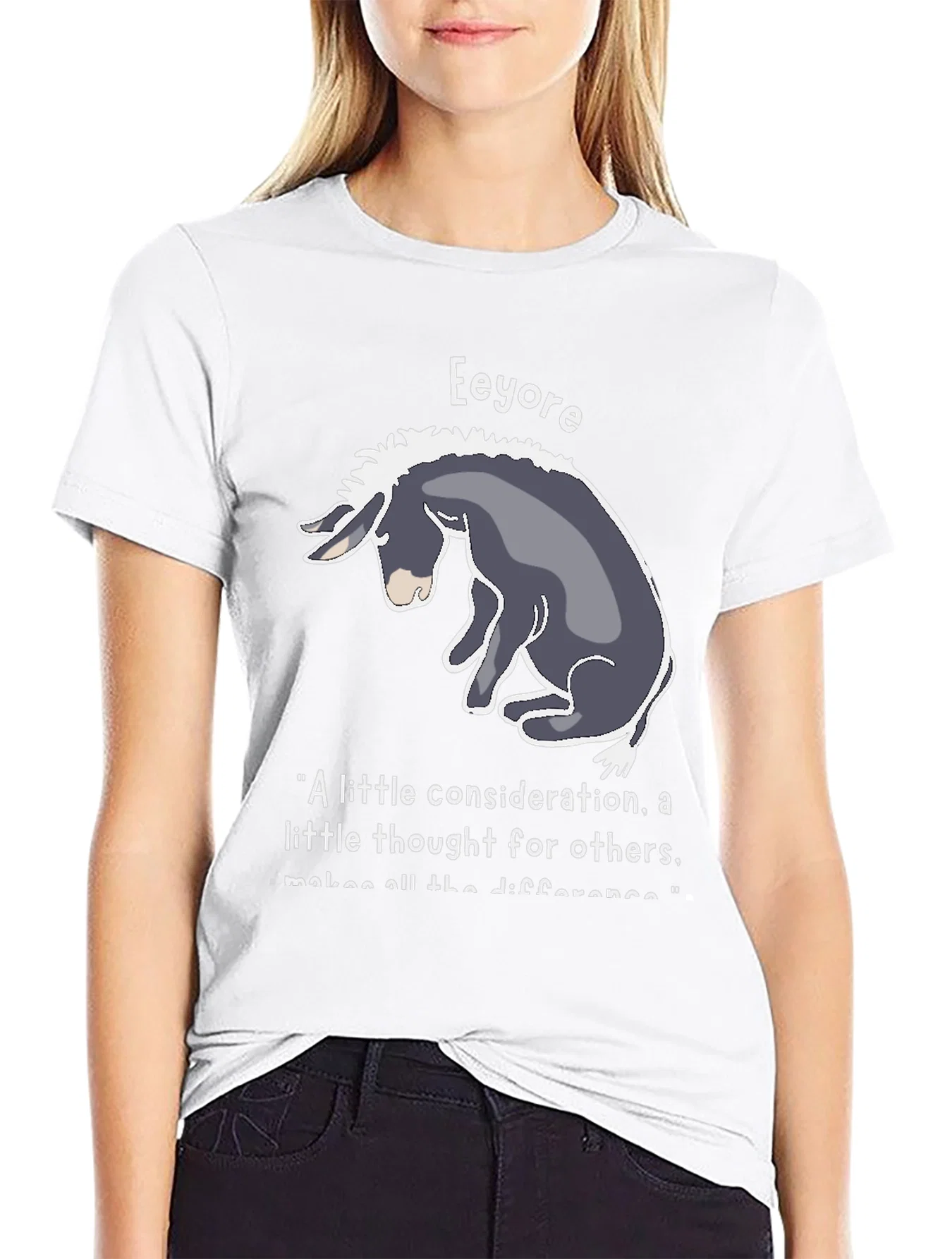Rebbecca Eeyore T-Shirt: Considerate Thoughtful Design