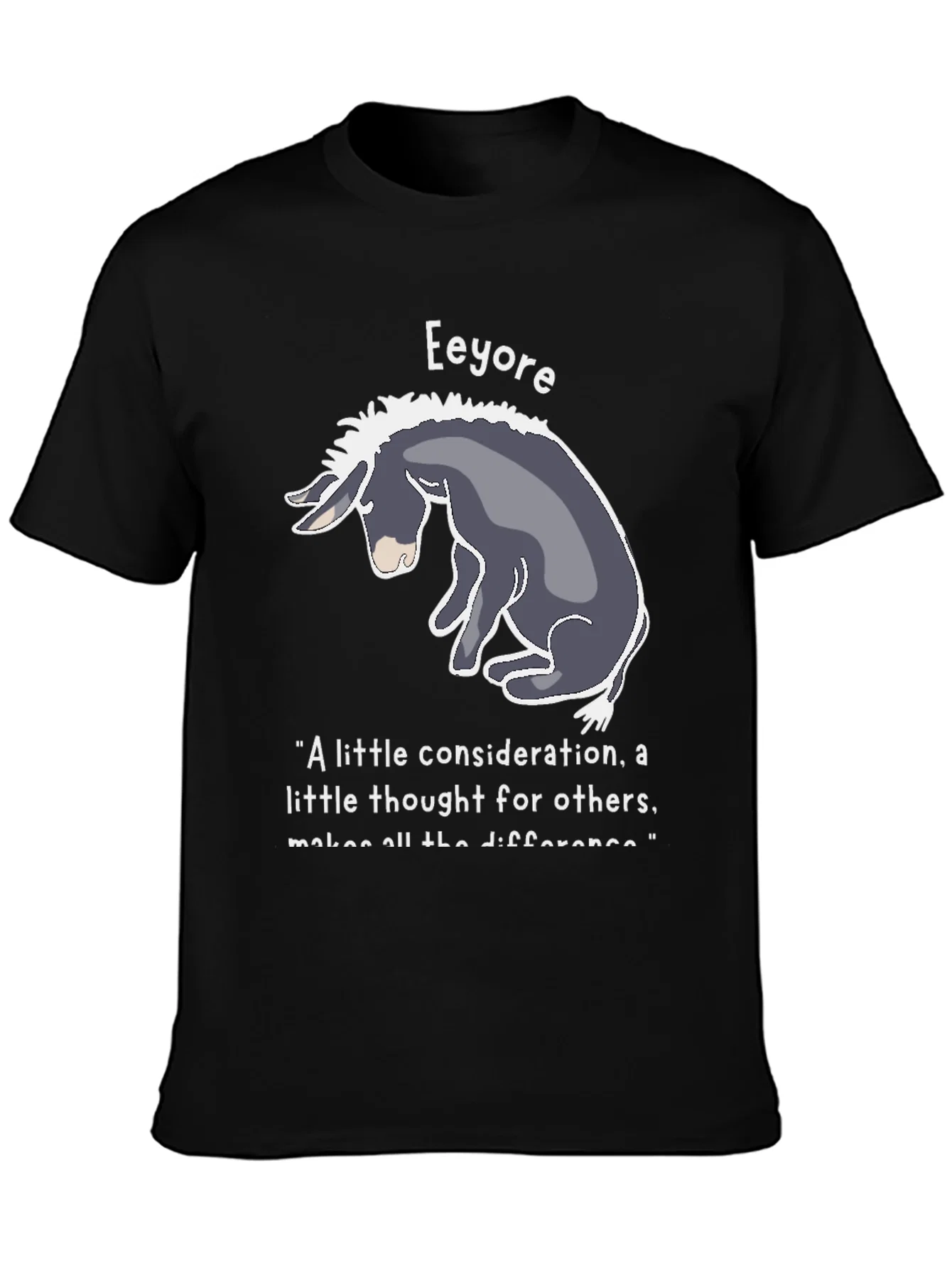 Rebbecca Eeyore T-Shirt: Considerate Thoughtful Design