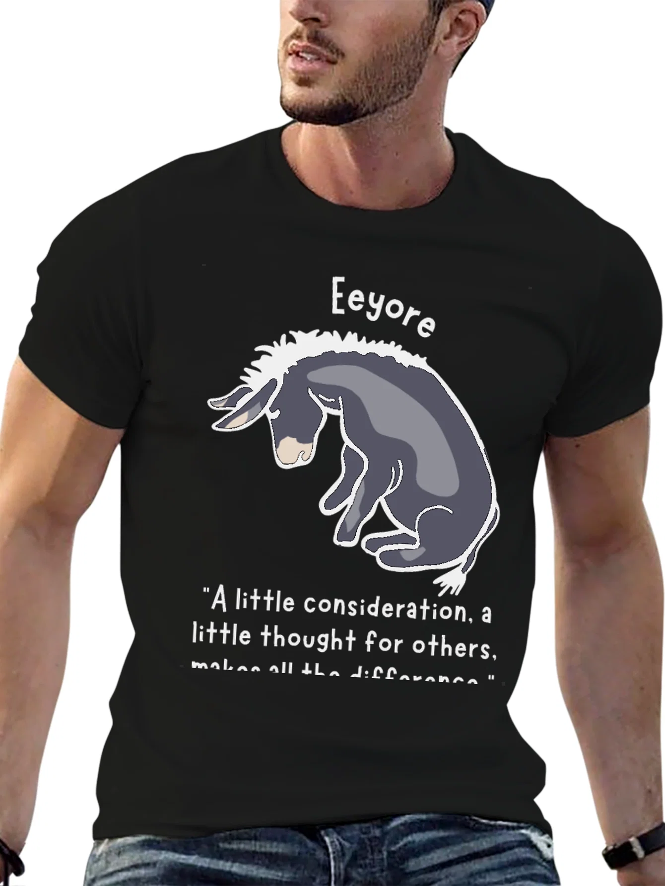 Rebbecca Eeyore T-Shirt: Considerate Thoughtful Design
