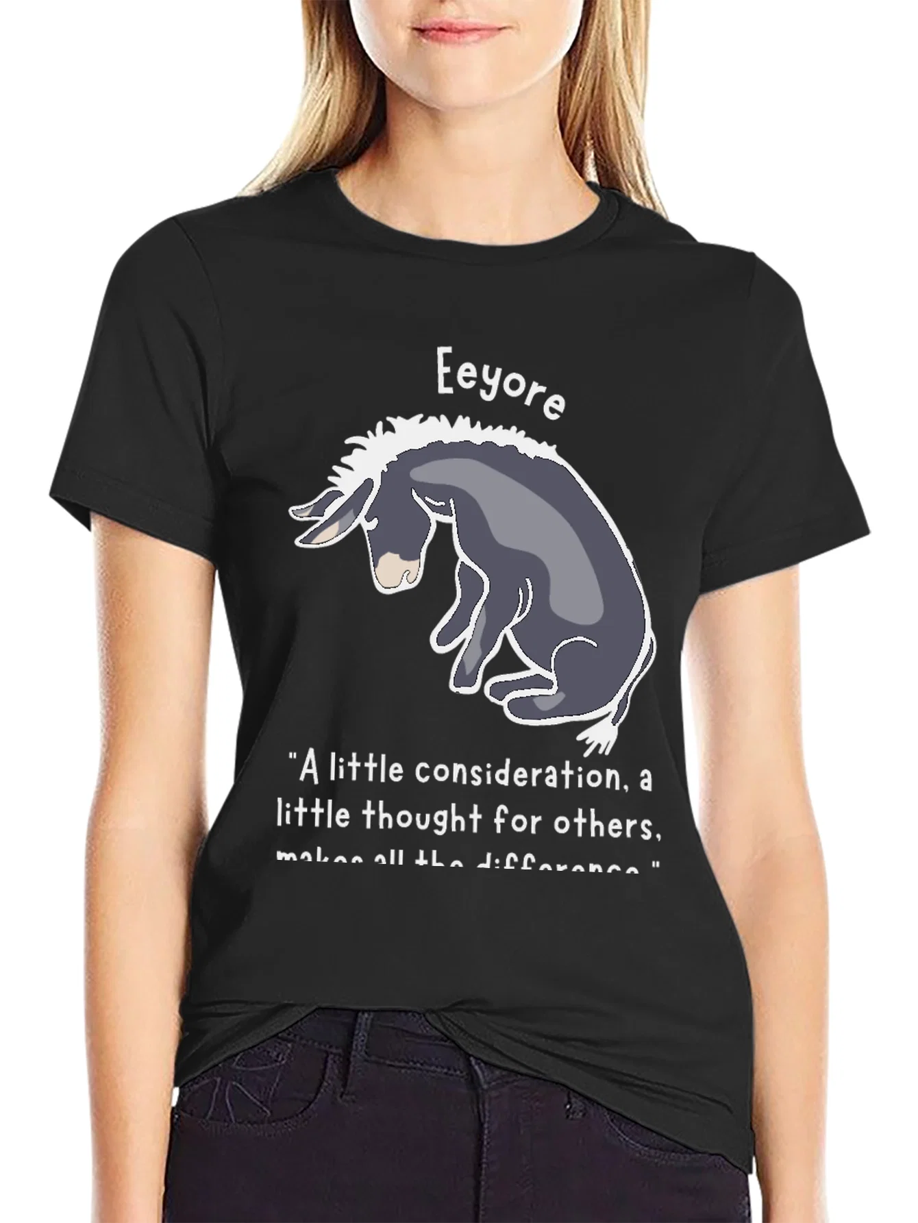 Rebbecca Eeyore T-Shirt: Considerate Thoughtful Design