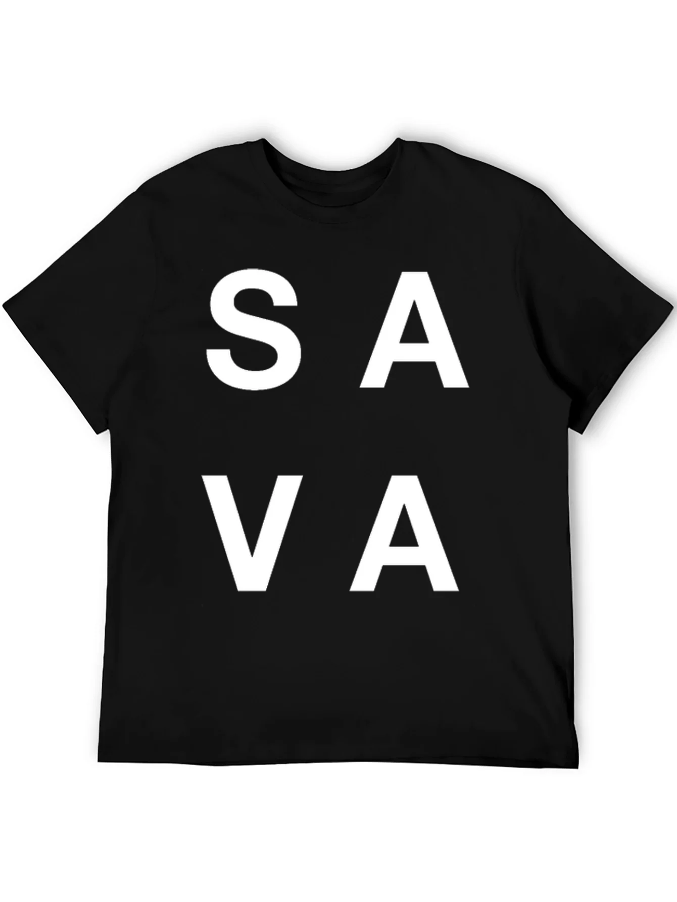 Rebbecca SAVA Graphic Tee - Casual Black T-Shirt