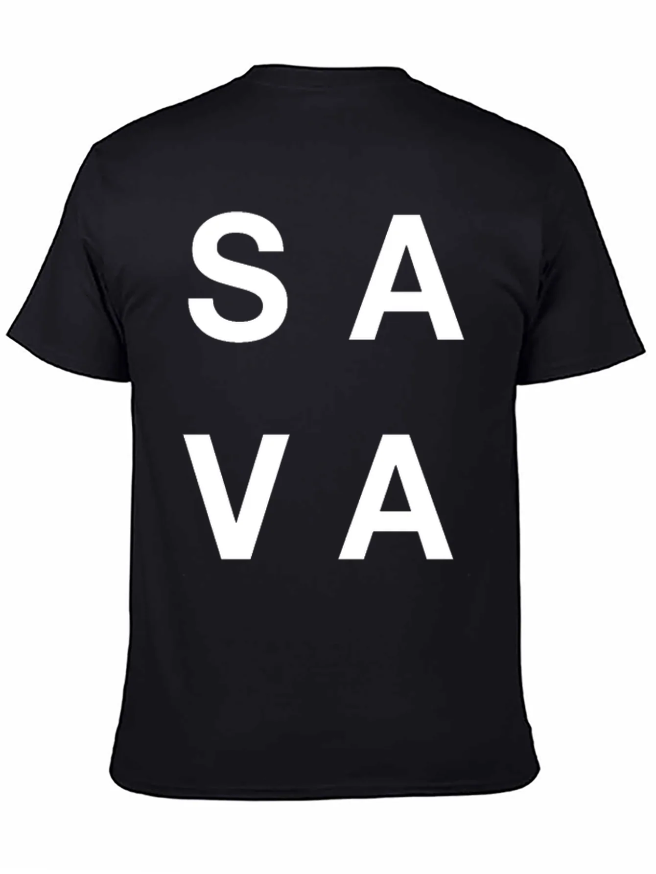 Rebbecca SAVA Graphic Tee - Casual Black T-Shirt