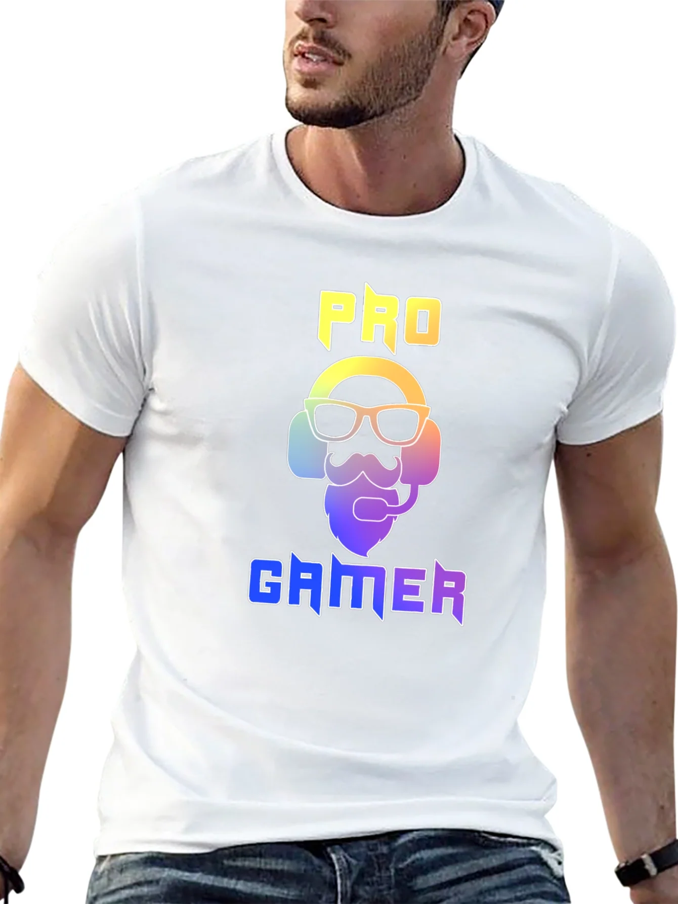 Camiseta Negra Pro Gamer Dise?o Moderno