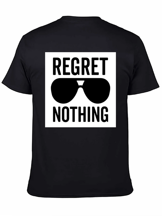 Rebbecca Regret Nothing Sunglasses Graphic Tee - Black