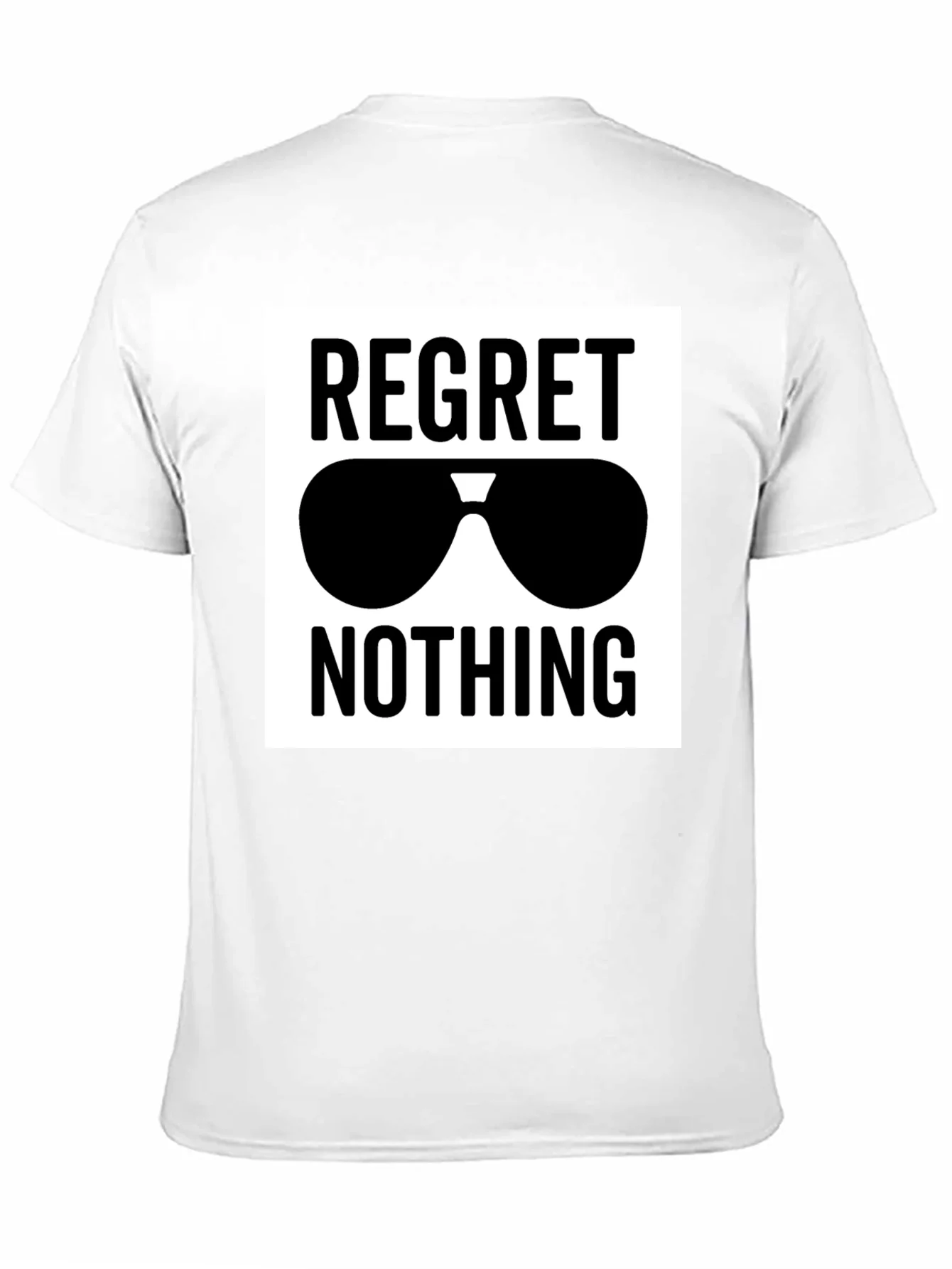 Rebbecca Regret Nothing Sunglasses Graphic Tee - Black