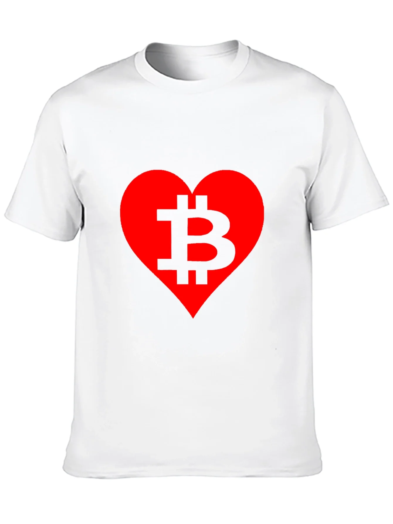 Rebbecca Bitcoin Lover T-Shirt - Crypto Heart Tee