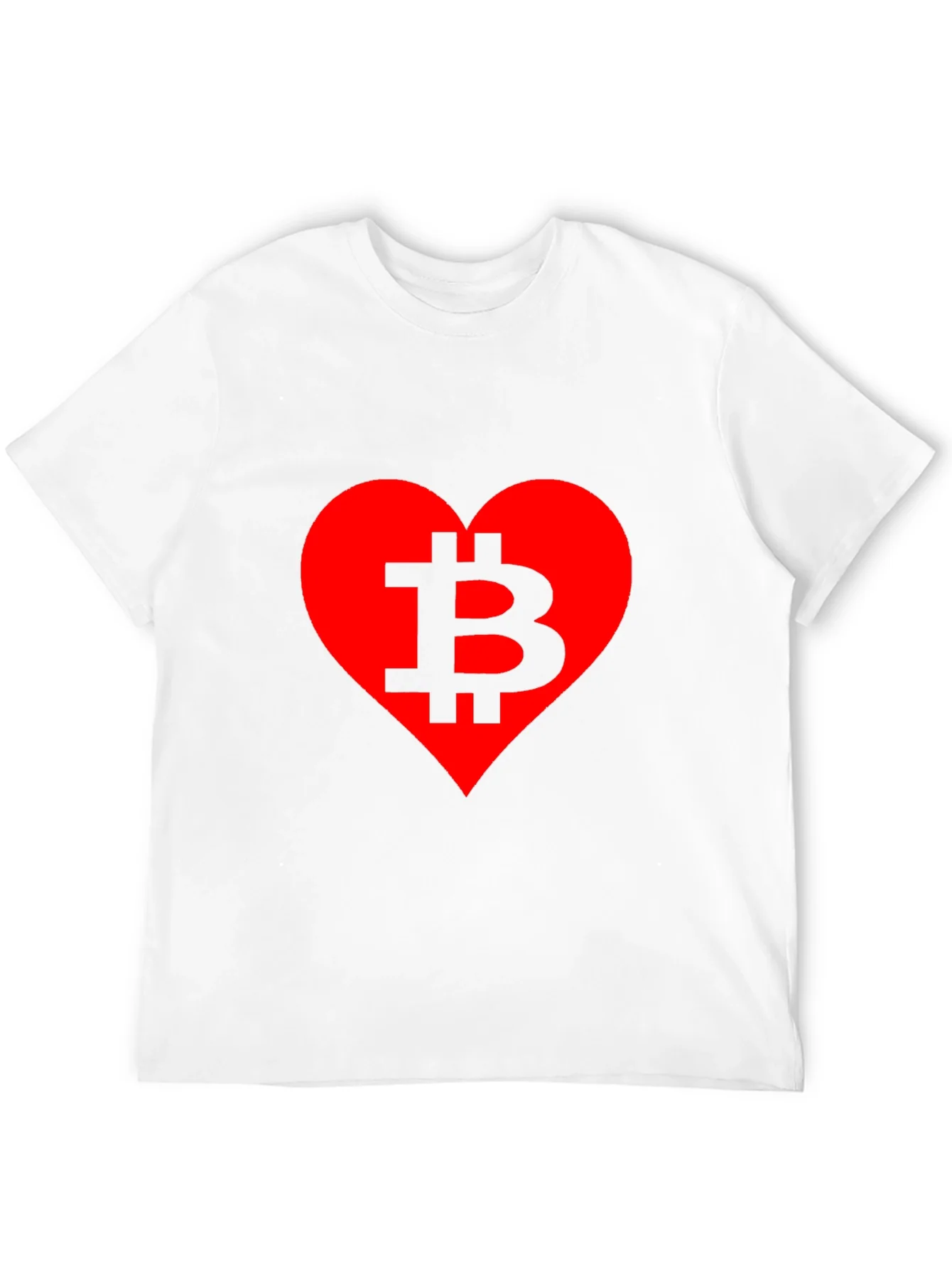 Rebbecca Bitcoin Lover T-Shirt - Crypto Heart Tee