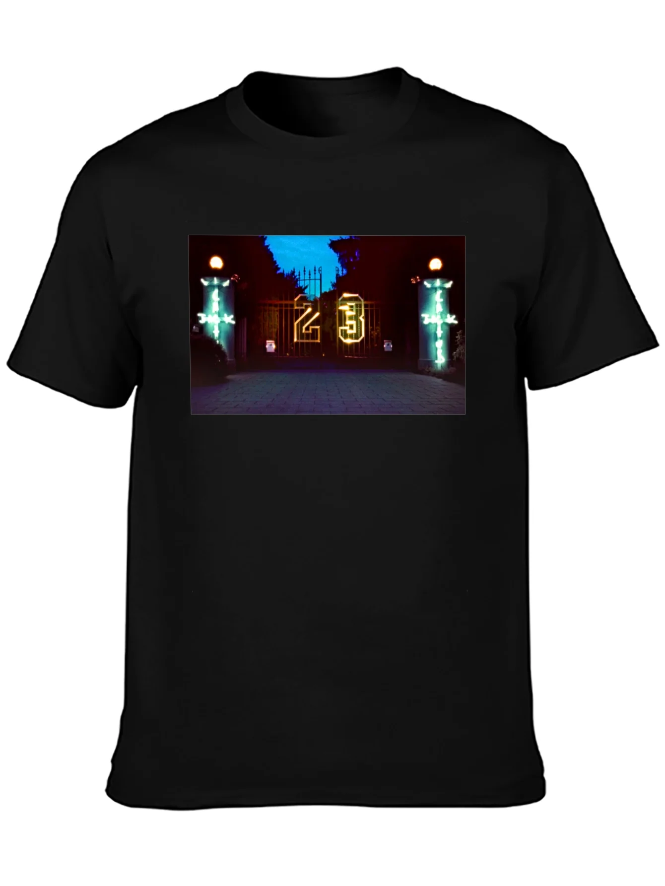 Rebbecca Travis Scott Astroworld 23 Black T-Shirt