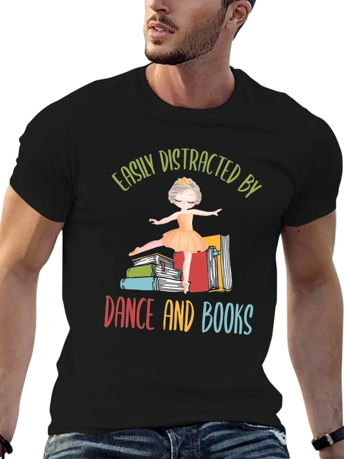 Camiseta Dance and Books Distracci¨®n Literaria